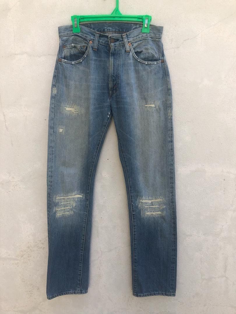 Levi's Vintage Clothing Vintage LVC Capital E Distressed Selvedge Size US 30 / EU 46 - 1 Thumbnail