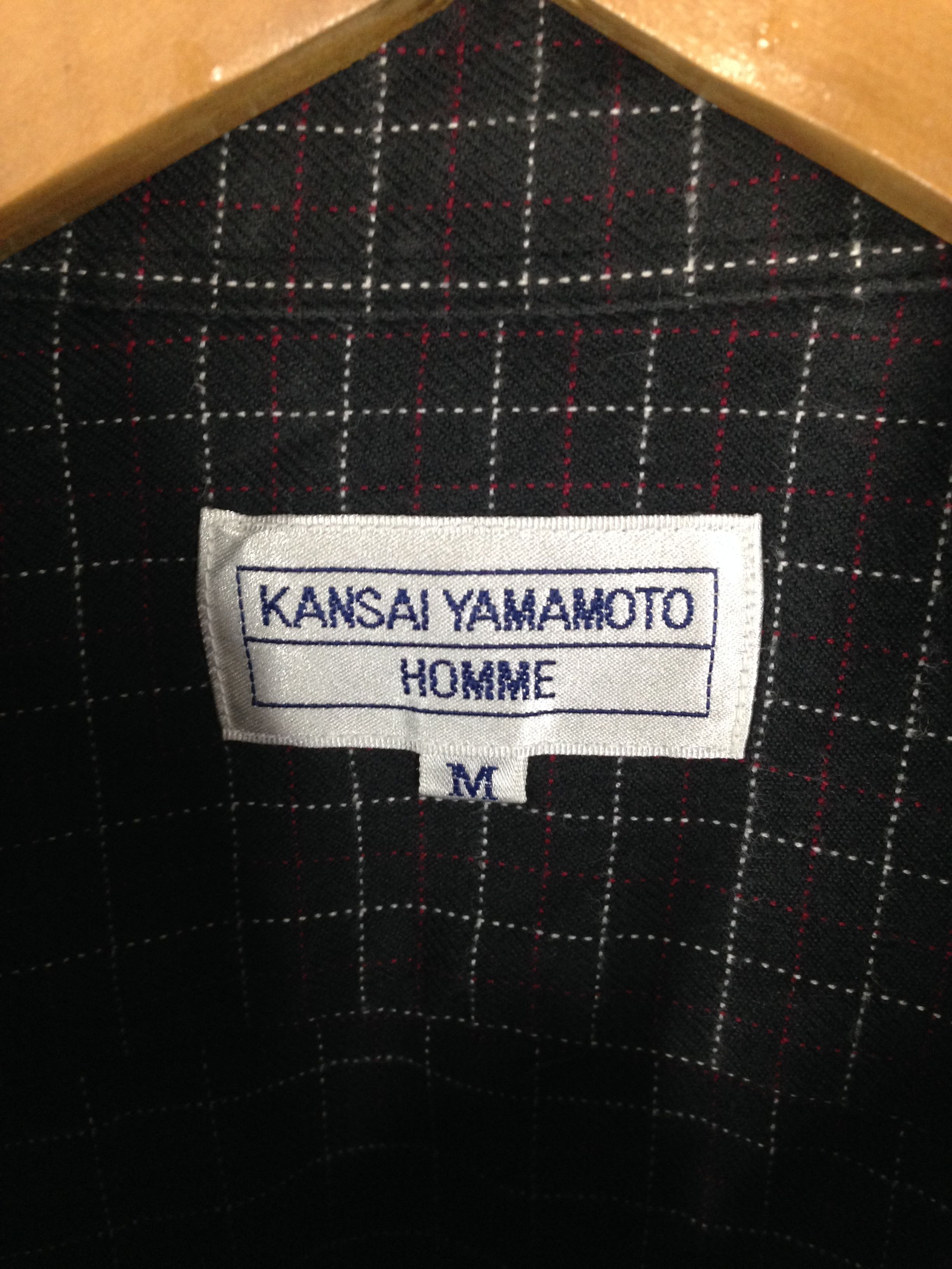 Kansai Yamamoto KANSAI YAMAMOTO Homme Stripe shirt button Size US M / EU 48-50 / 2 - 4 Thumbnail