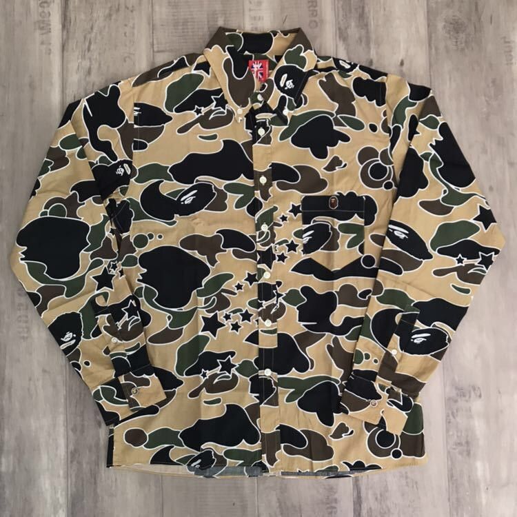 Bape BAPE sta camo long sleeve shirt psyche | Grailed