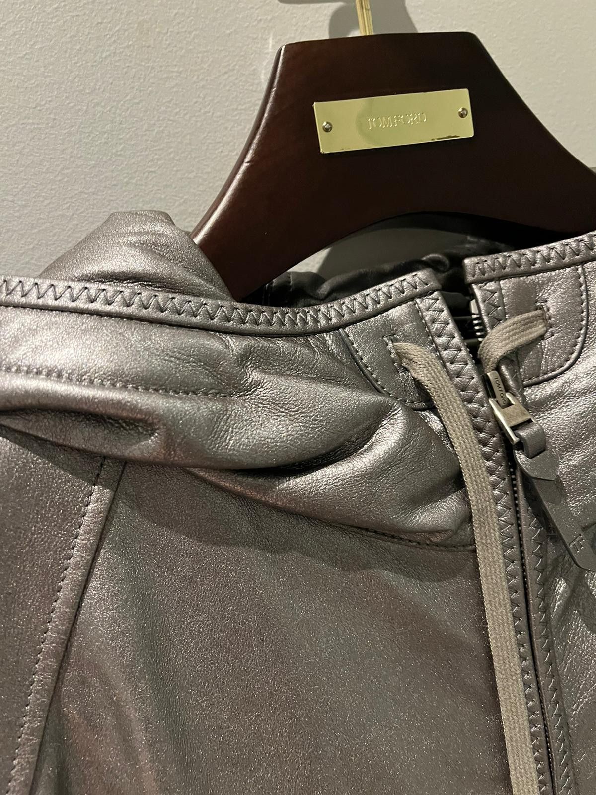 Tom Ford Zipper Hoodie in Grey / Silver Color Size US L / EU 52-54 / 3 - 6 Thumbnail