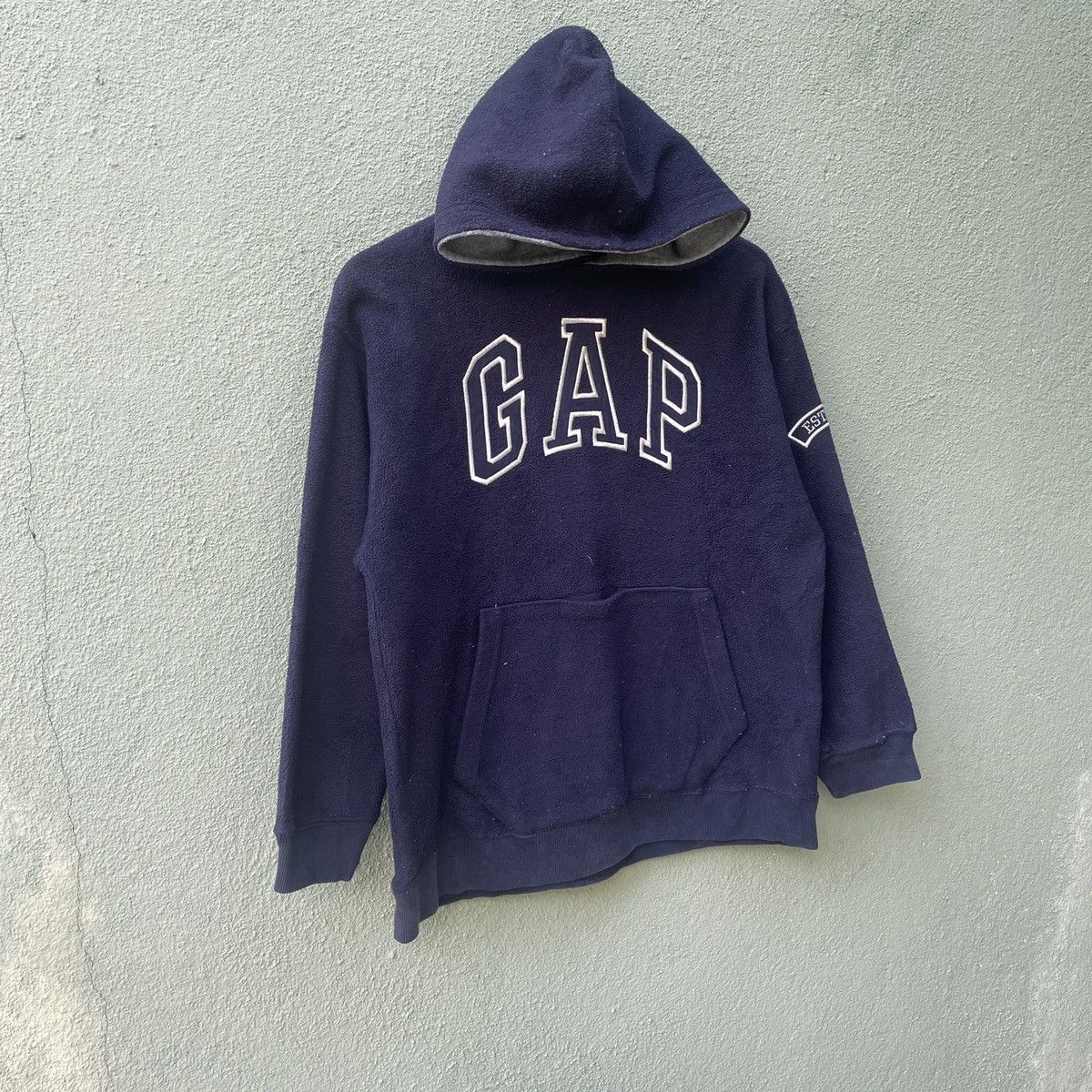 Gap Vintage Gap Spell Out Logo Hooded Sweatshirt Size US M / EU 48-50 / 2 - 2 Thumbnail