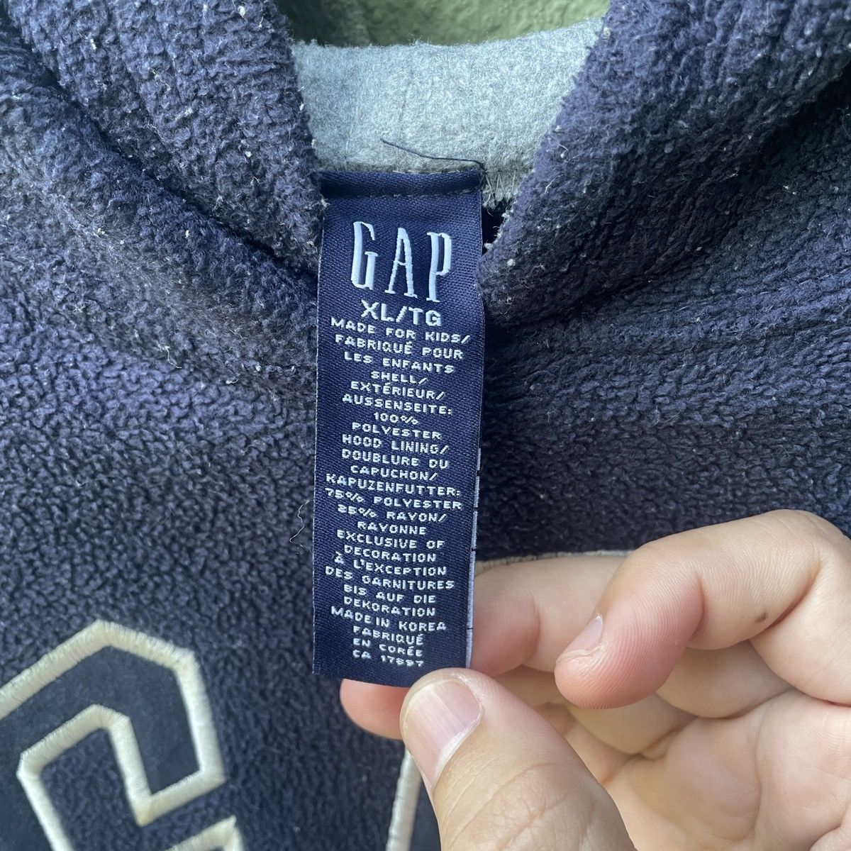 Gap Vintage Gap Spell Out Logo Hooded Sweatshirt Size US M / EU 48-50 / 2 - 6 Thumbnail