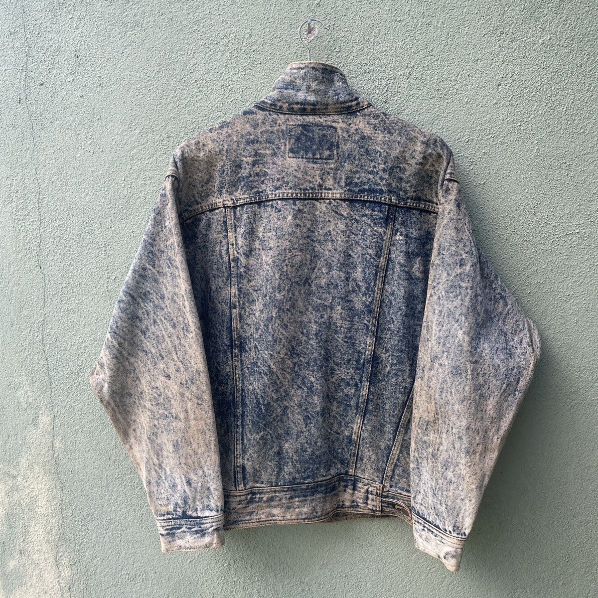 Japanese Brand Vintage John Kent Acid Wash Faded Button Ups Denim Jacket Size US XL / EU 56 / 4 - 12 Thumbnail
