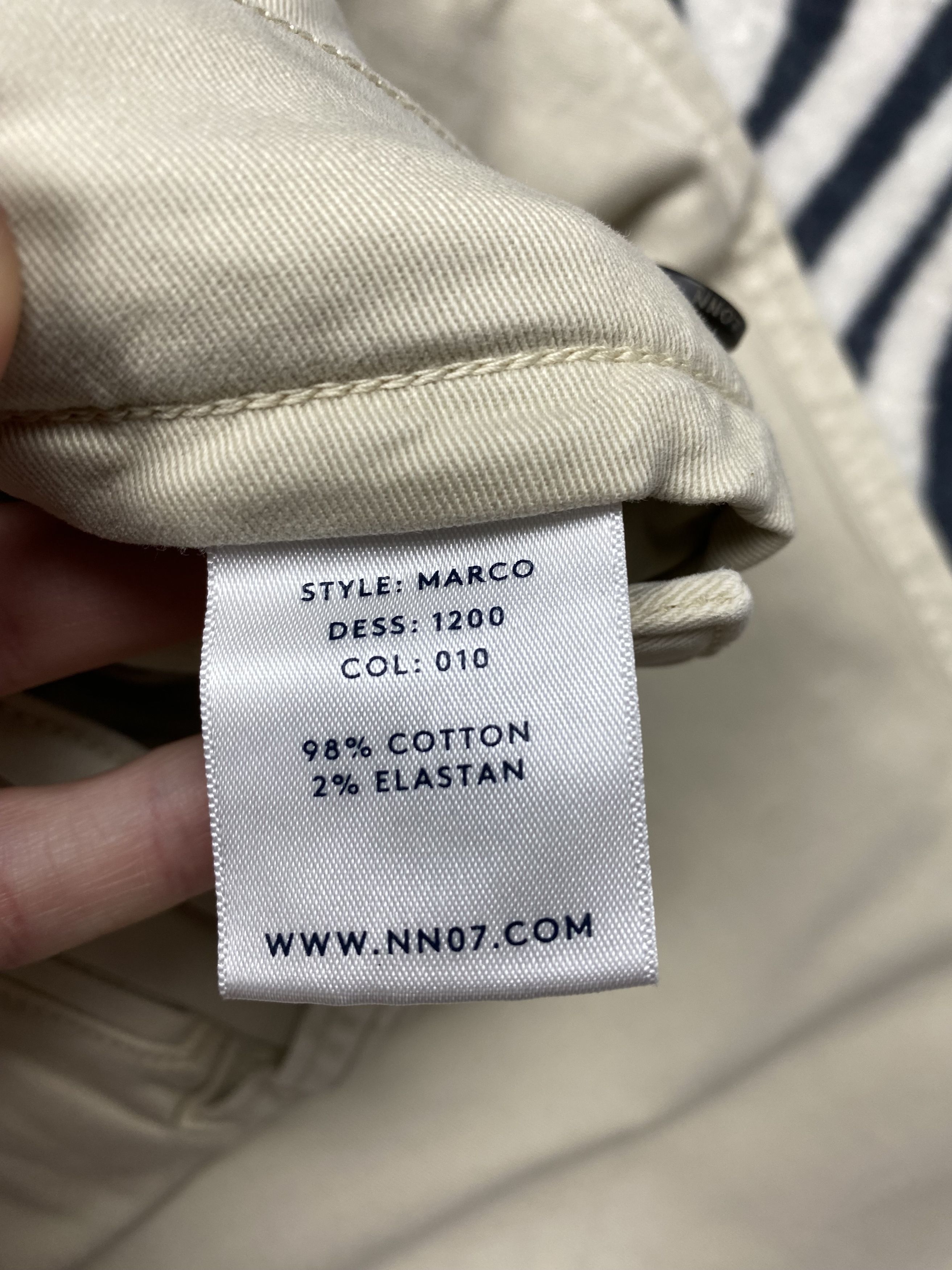 NN07 No Nationality NN07 Mens Chino Pants Y2K Jeans Size US 33 - 5 Thumbnail