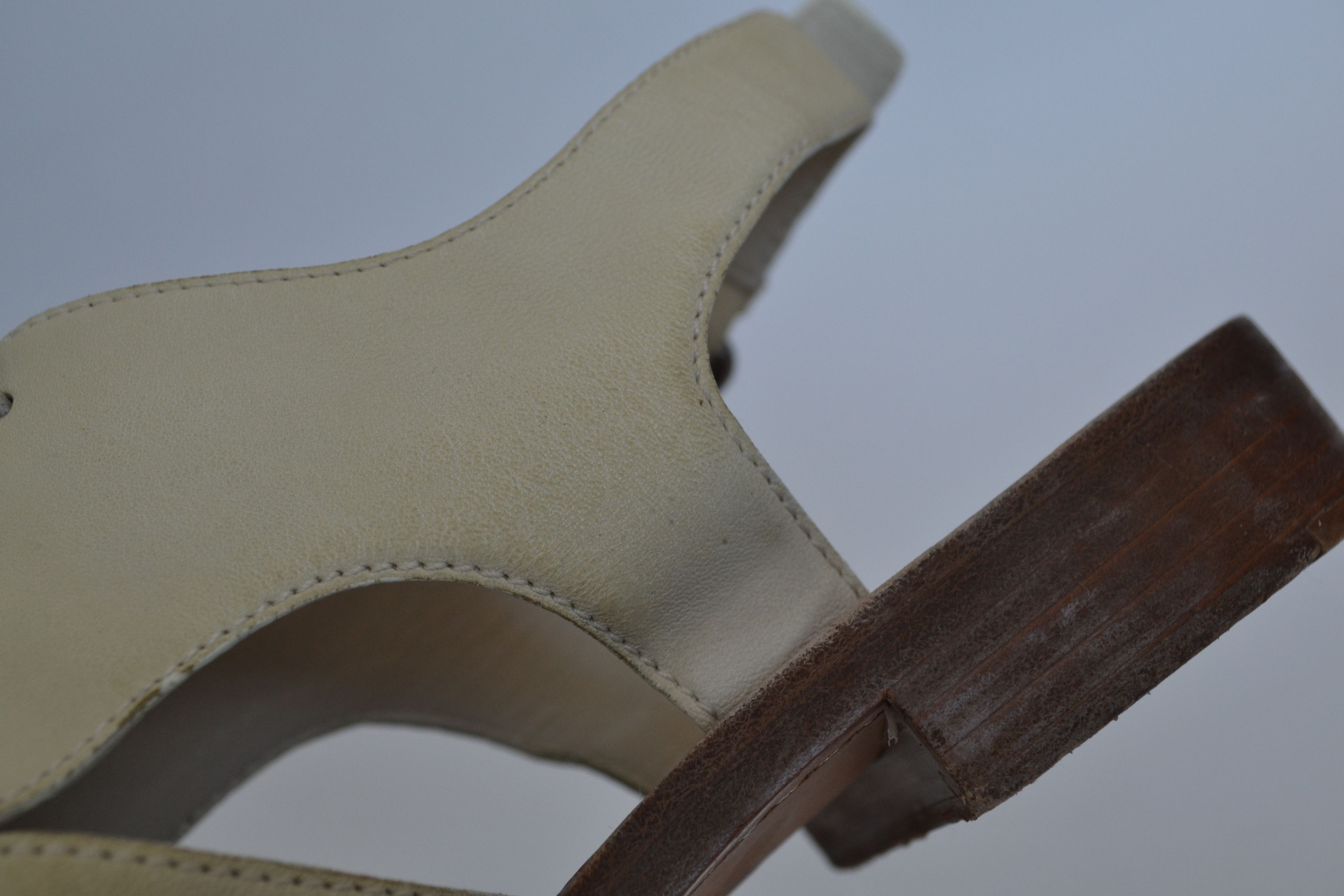 Miu Miu Miu Miu Sandals Cutout Shoes Leather Vintage Lace PRADA Size US 8.5 / IT 38.5 - 20 Thumbnail