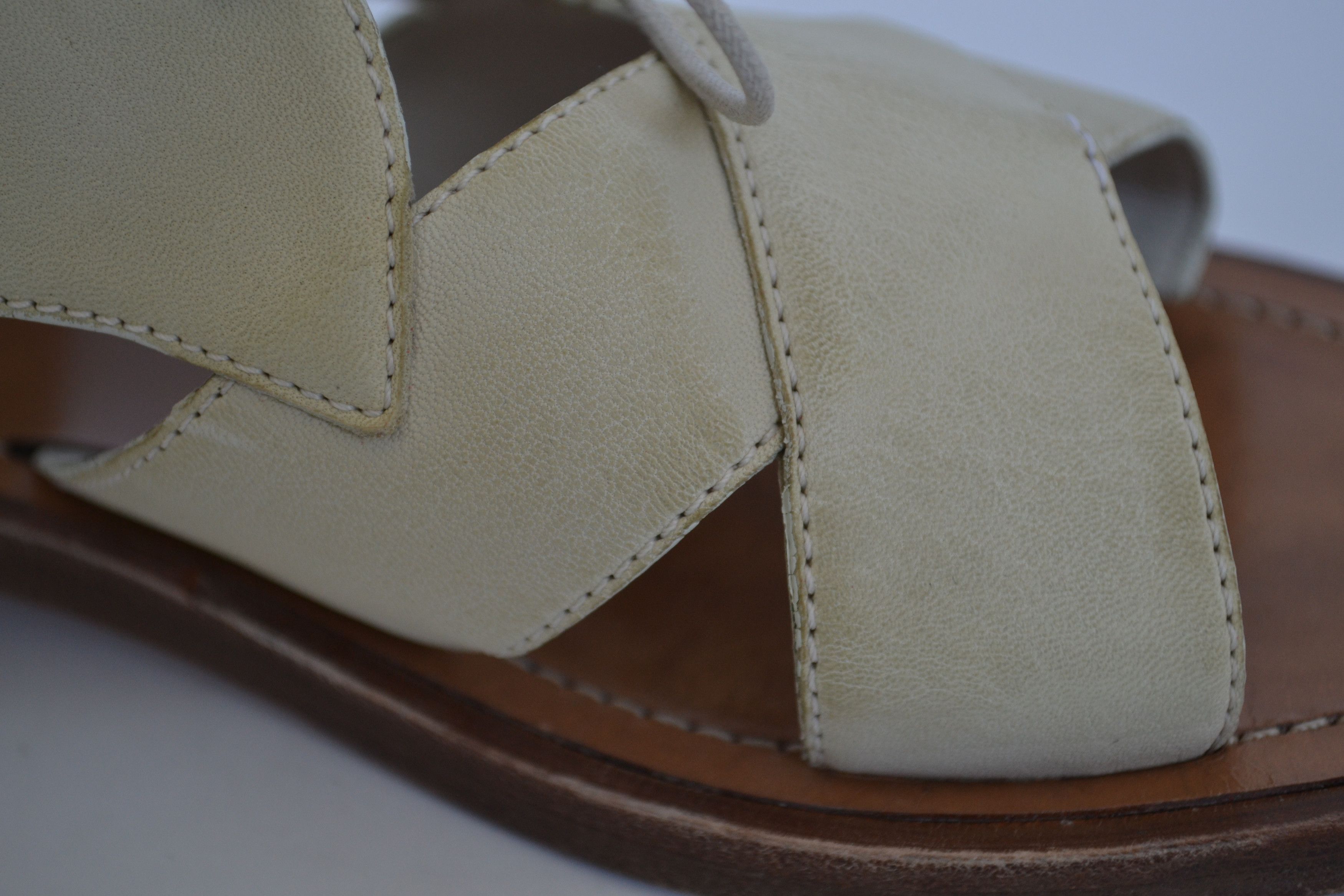 Miu Miu Miu Miu Sandals Cutout Shoes Leather Vintage Lace PRADA Size US 8.5 / IT 38.5 - 12 Thumbnail