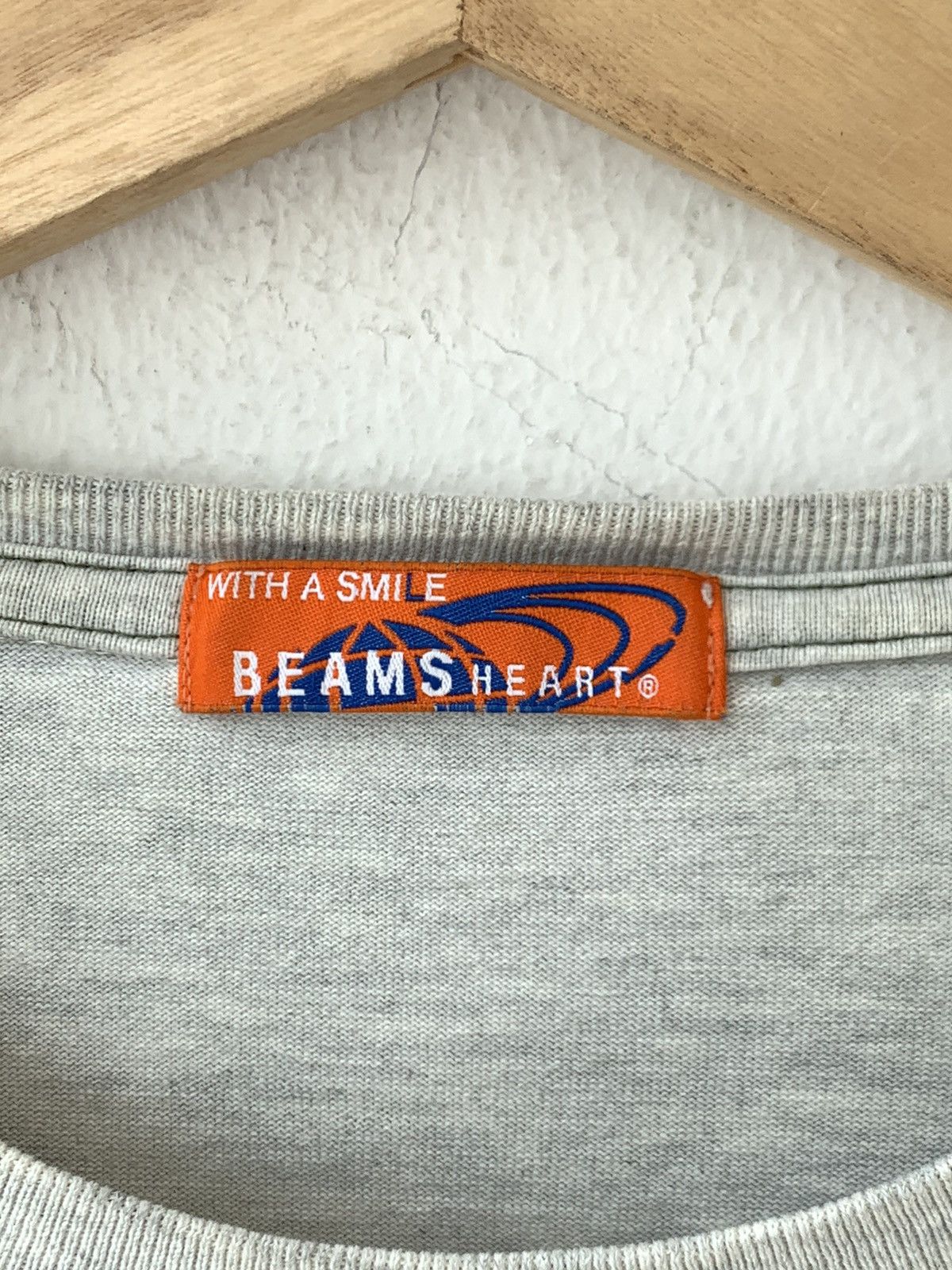 Beams Plus Vintage Beams Heart Wording Quote Tee Size US M / EU 48-50 / 2 - 5 Thumbnail