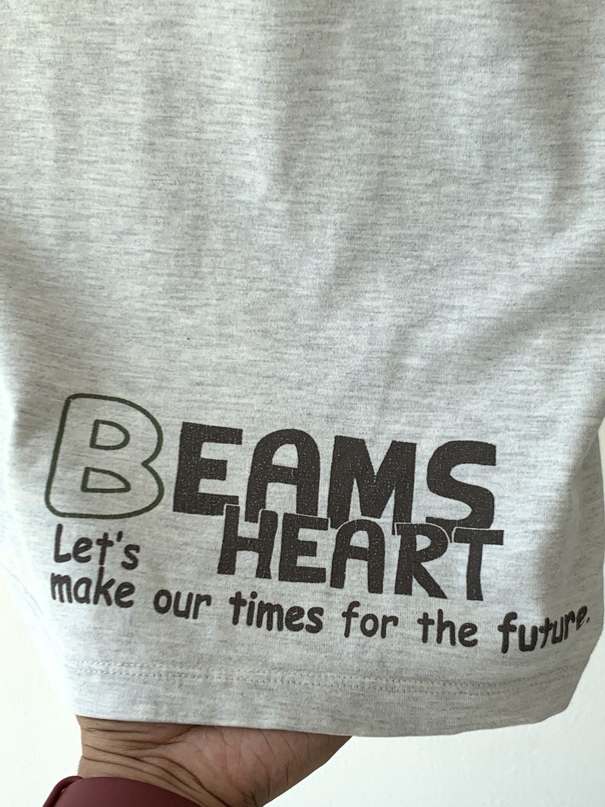 Beams Plus Vintage Beams Heart Wording Quote Tee Size US M / EU 48-50 / 2 - 4 Thumbnail