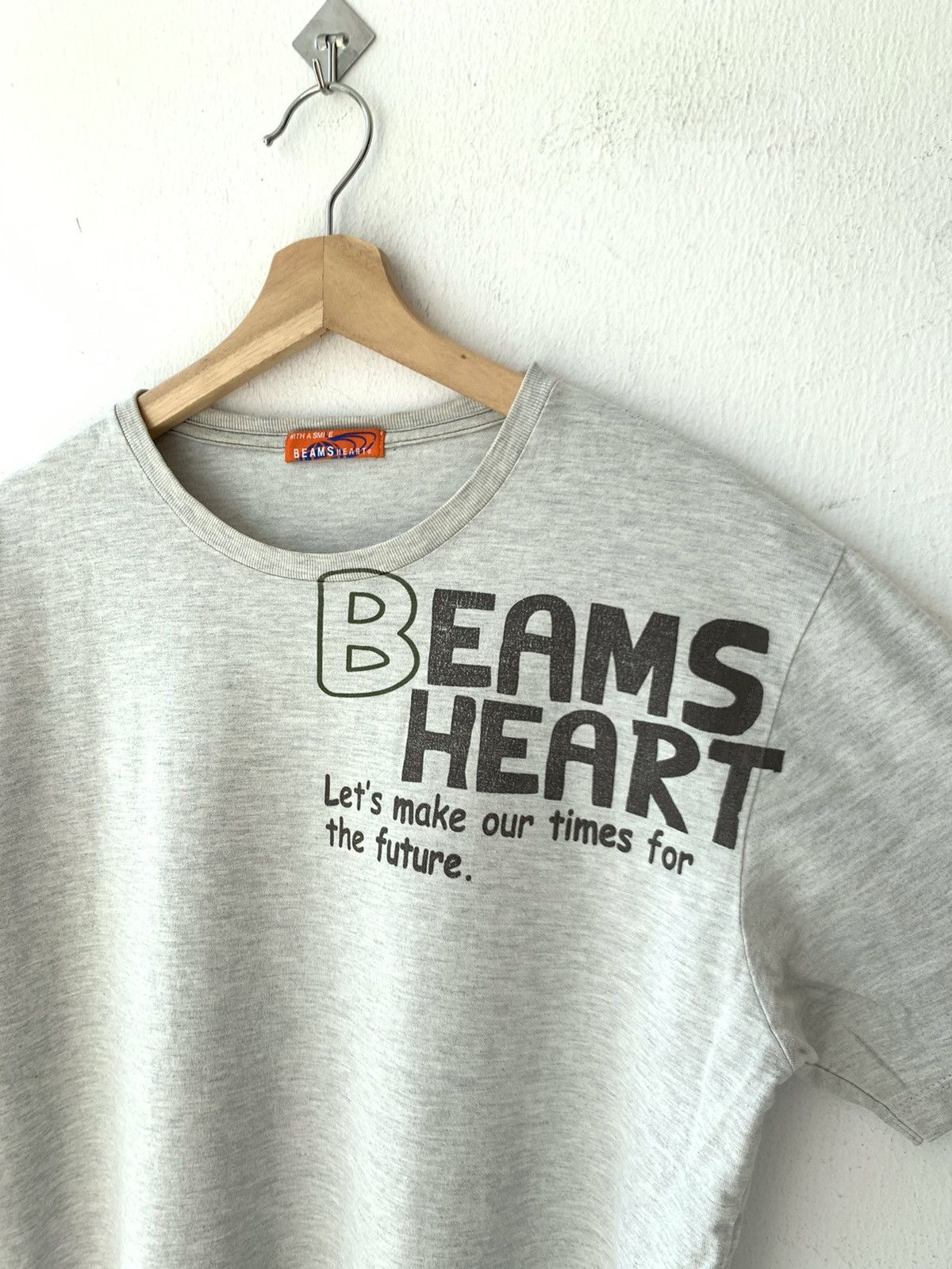 Beams Plus Vintage Beams Heart Wording Quote Tee Size US M / EU 48-50 / 2 - 3 Thumbnail