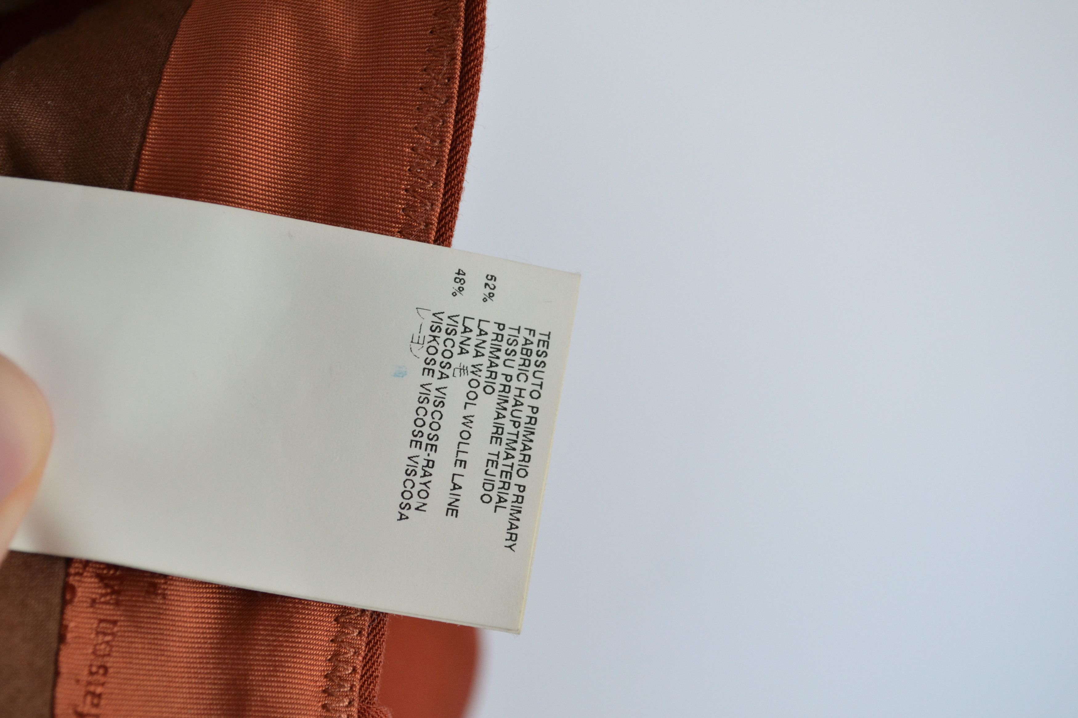 Maison Margiela Maison Margiela Pants Wool Trousers Orange Zip Size US 28 / EU 44 - 8 Thumbnail
