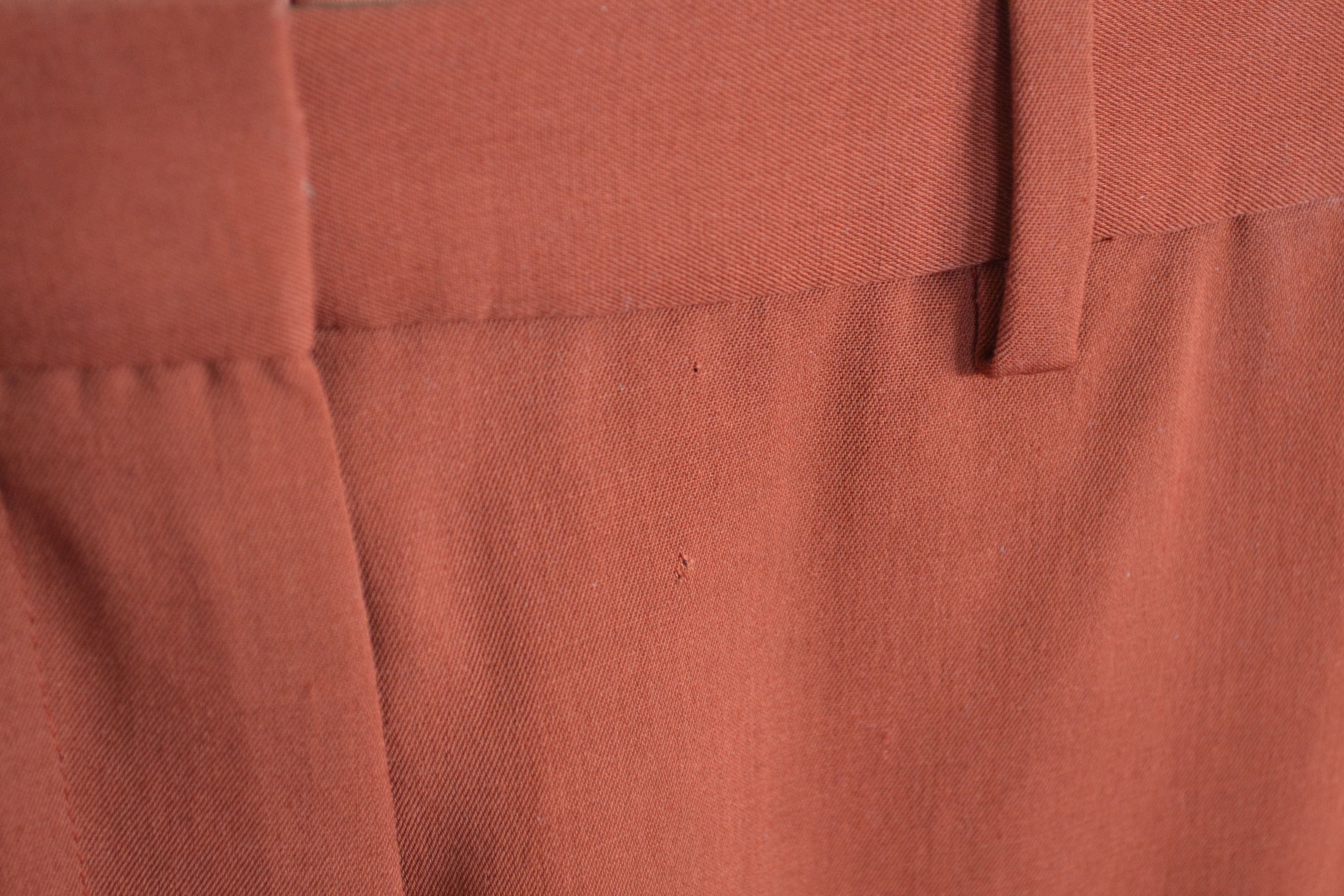 Maison Margiela Maison Margiela Pants Wool Trousers Orange Zip Size US 28 / EU 44 - 11 Thumbnail