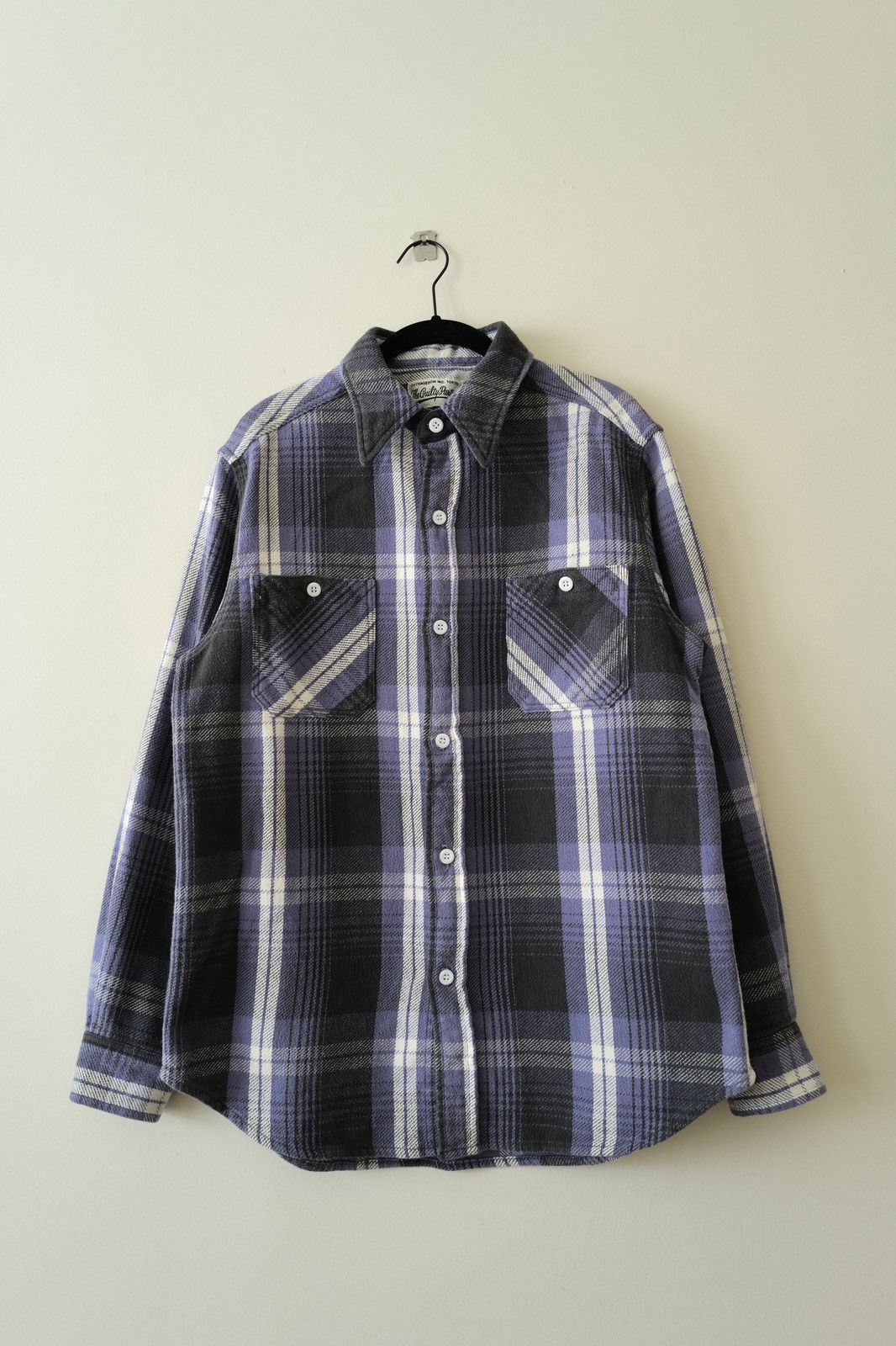 WACKO MARIA FLANNEL REGULAR COLLAR SHIRT