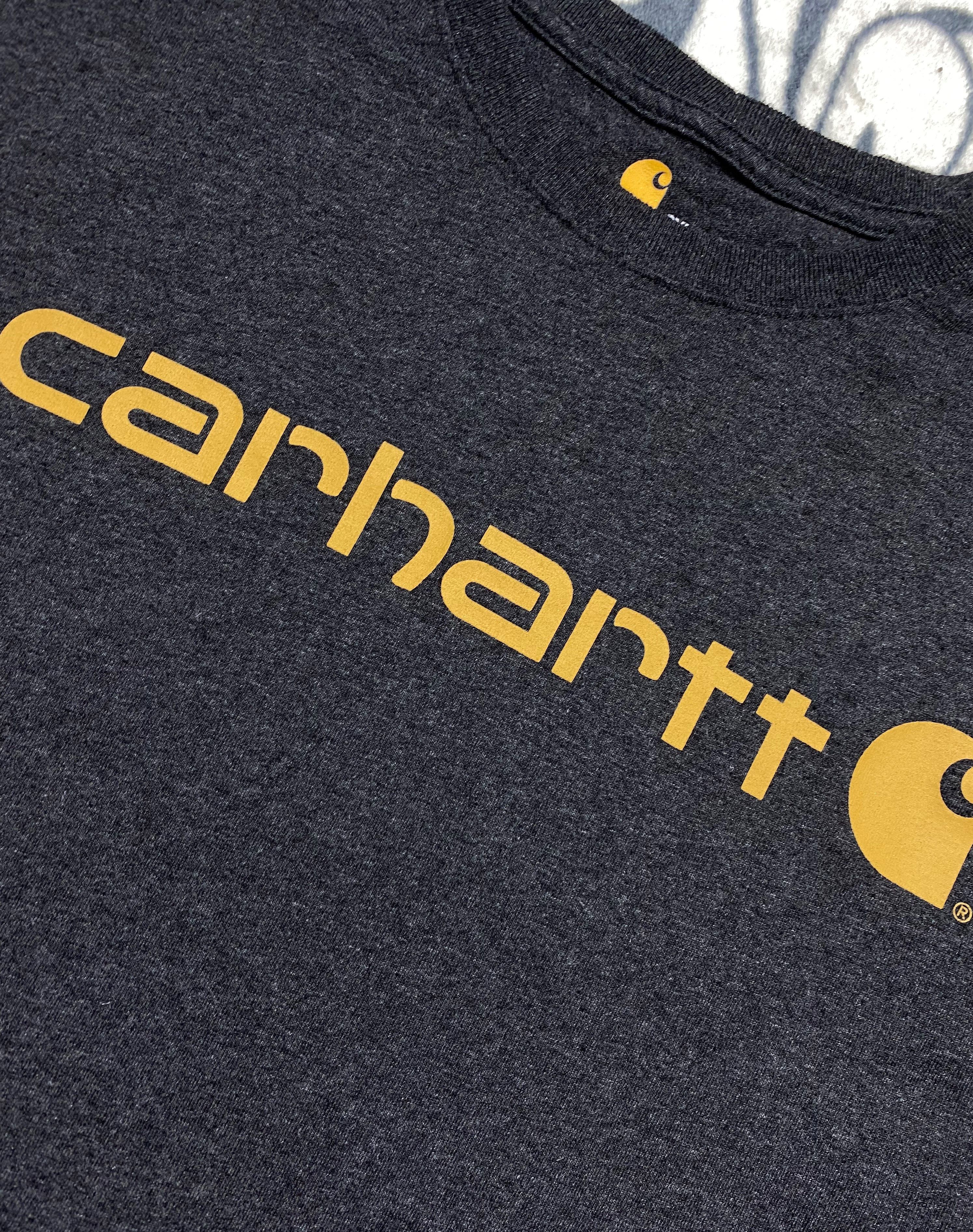 Carhartt × Vintage Carhartt Vintage Mens Big Logo T-Shirt Tee Y2K Size US XXL / EU 58 / 5 - 3 Thumbnail
