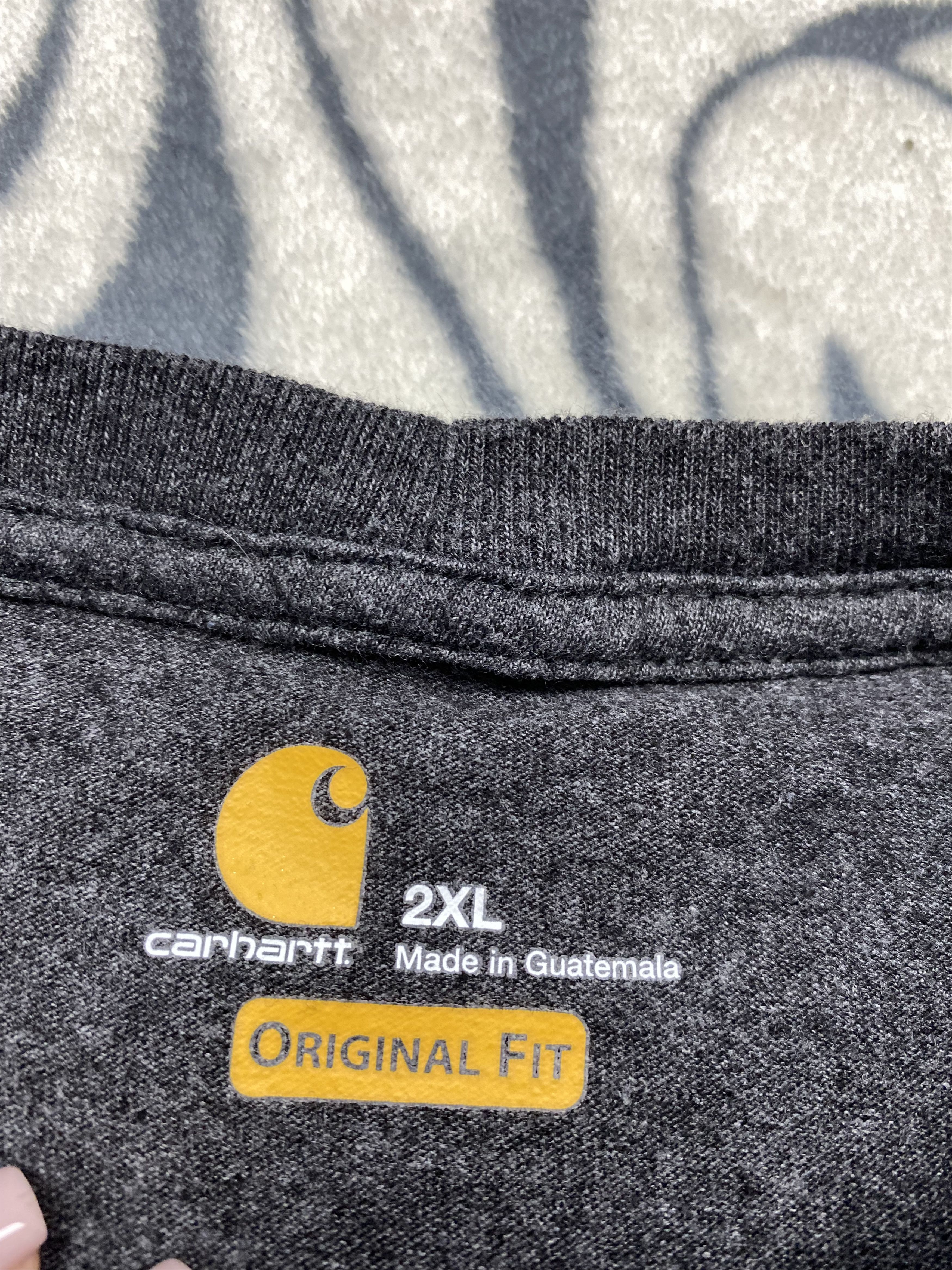 Carhartt × Vintage Carhartt Vintage Mens Big Logo T-Shirt Tee Y2K Size US XXL / EU 58 / 5 - 4 Thumbnail