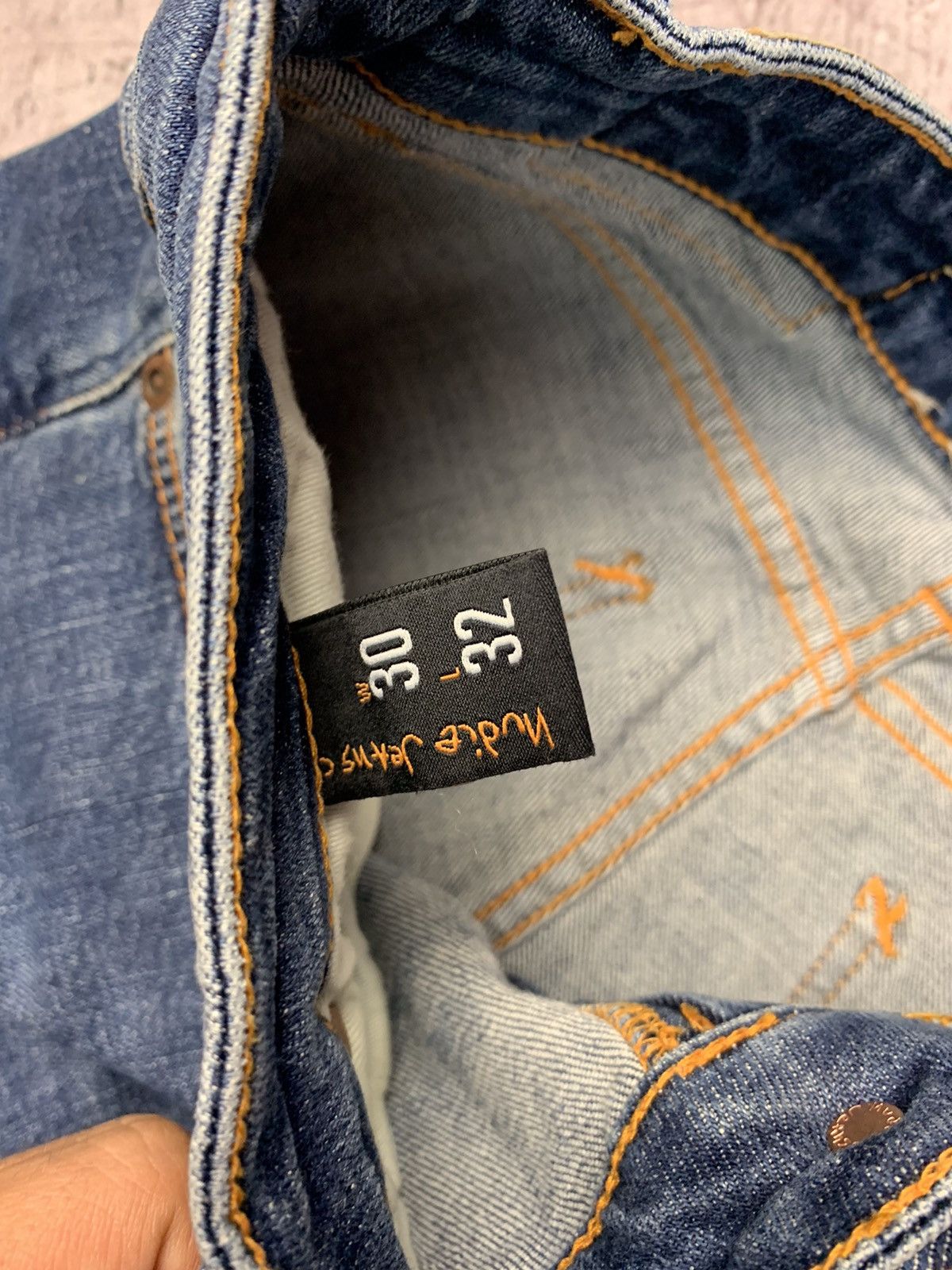 Nudie Jeans × Vintage Nudie Jeans Vintage Mens Denim Pants Size US 30 / EU 46 - 7 Thumbnail