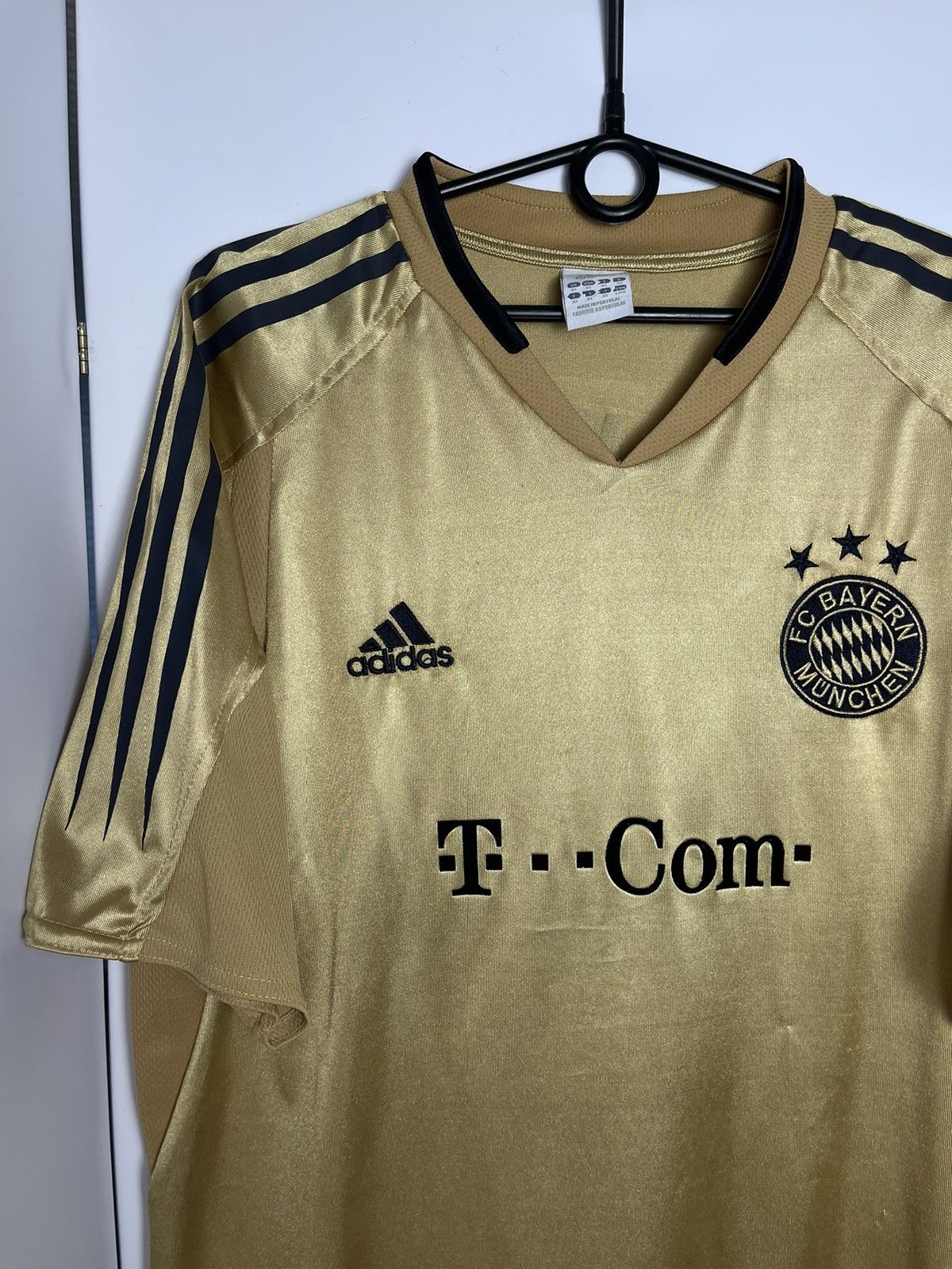 Vintage Vintage Bayern Munich Makaay 10 adidas Gold rare size XL Size US XL / EU 56 / 4 - 4 Thumbnail