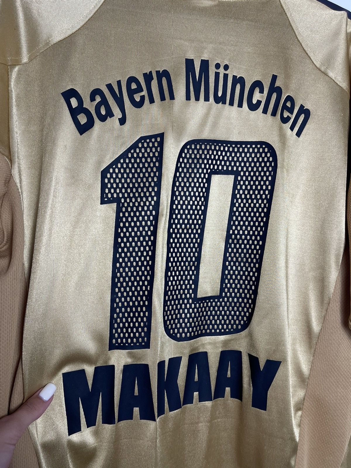 Vintage Vintage Bayern Munich Makaay 10 adidas Gold rare size XL Size US XL / EU 56 / 4 - 11 Thumbnail