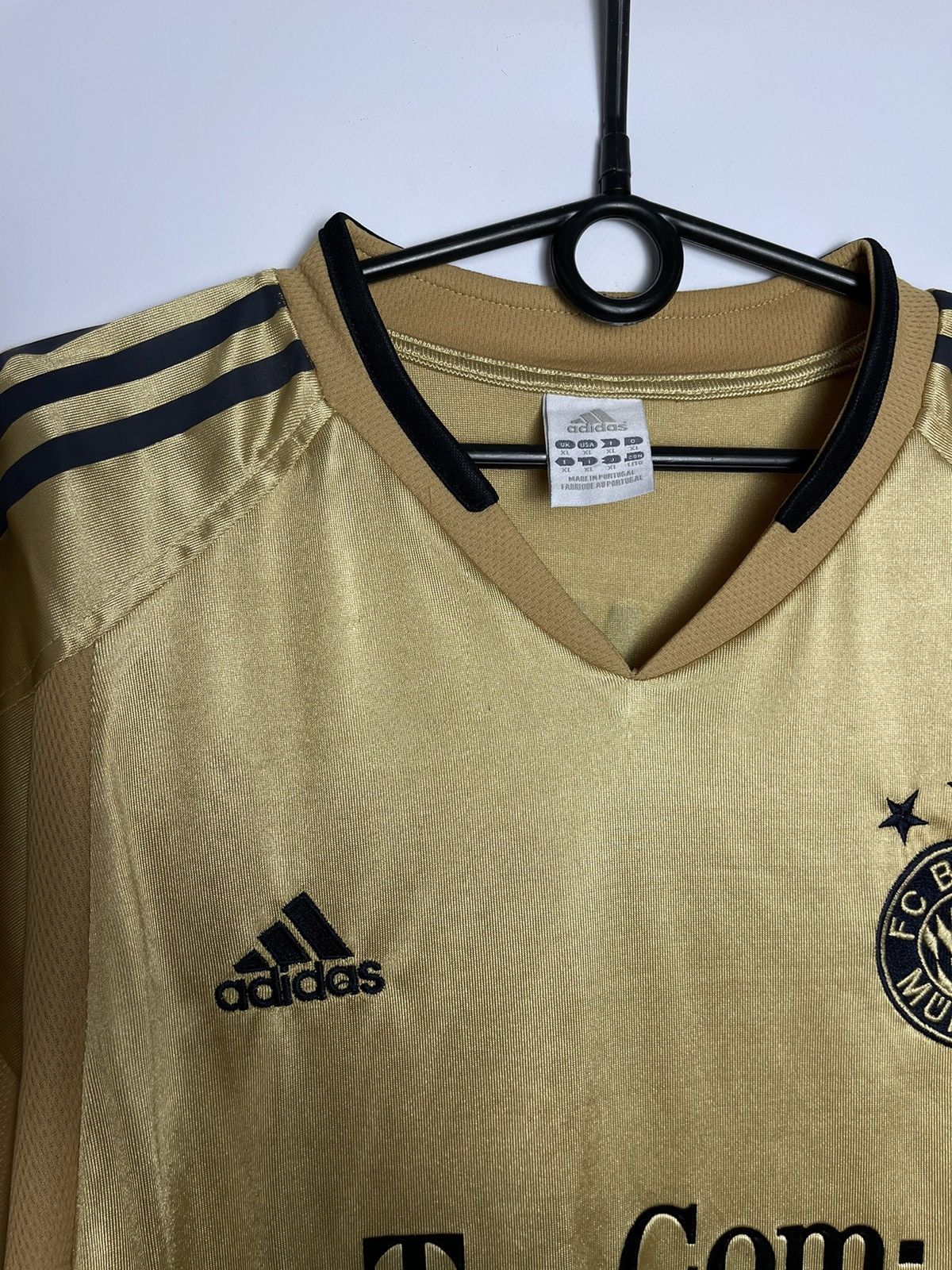 Vintage Vintage Bayern Munich Makaay 10 adidas Gold rare size XL Size US XL / EU 56 / 4 - 13 Thumbnail