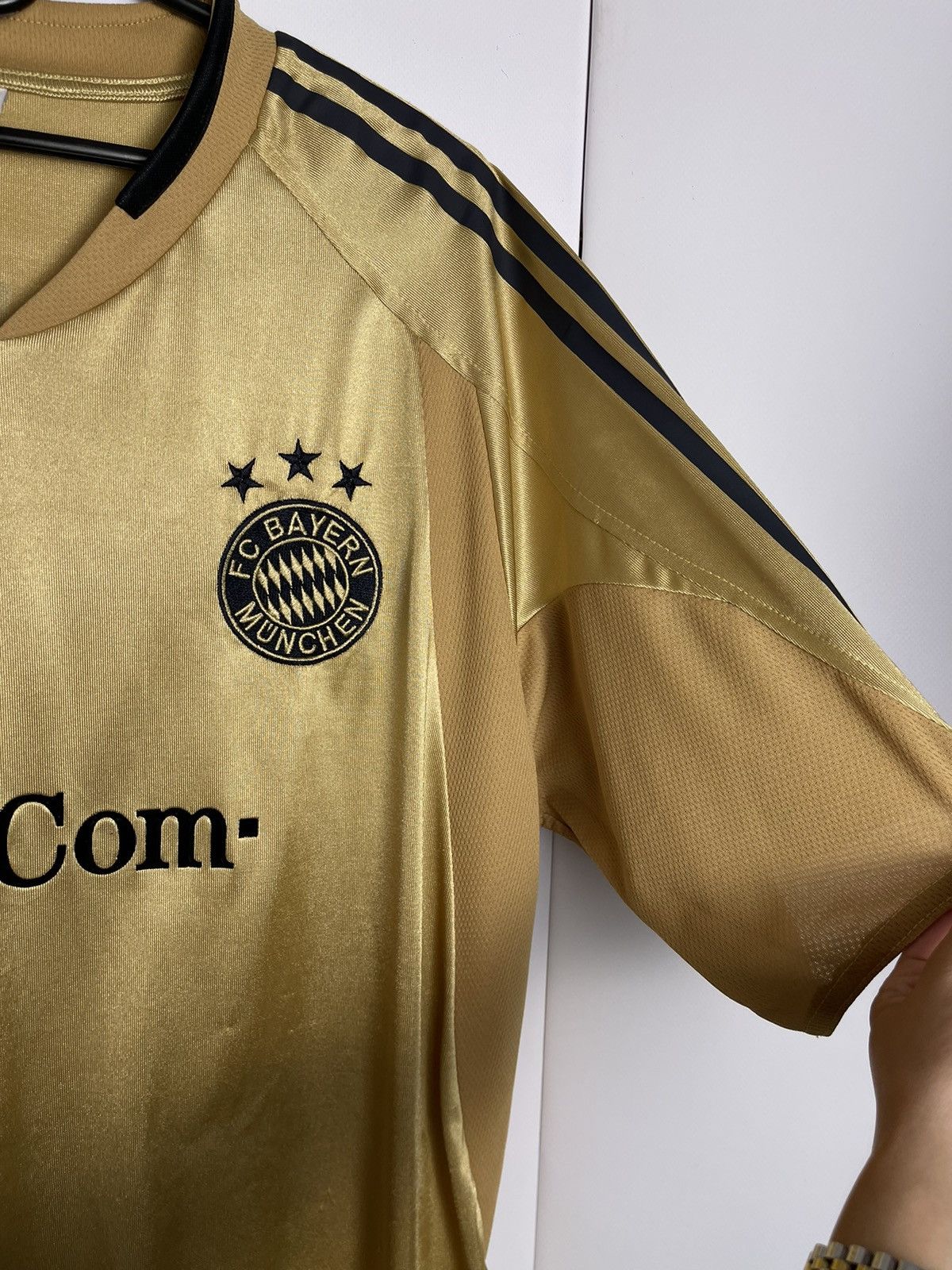 Vintage Vintage Bayern Munich Makaay 10 adidas Gold rare size XL Size US XL / EU 56 / 4 - 7 Thumbnail