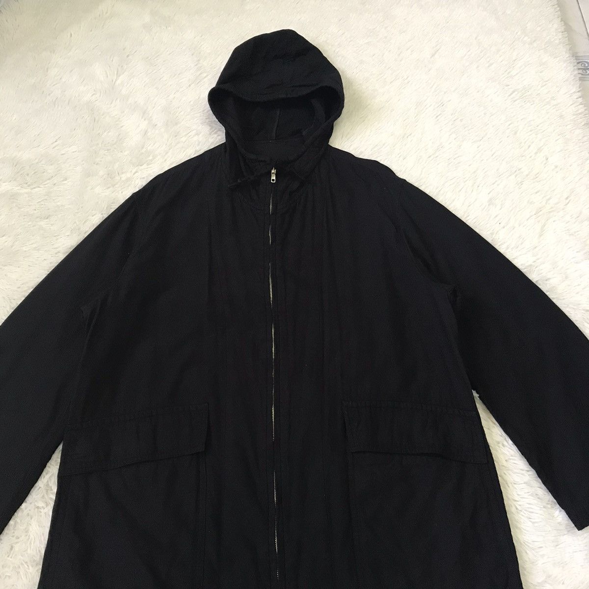 Yohji Yamamoto Rare Ys for men Yohji Yamamoto Long Jacket Hooded Size US L / EU 52-54 / 3 - 9 Thumbnail