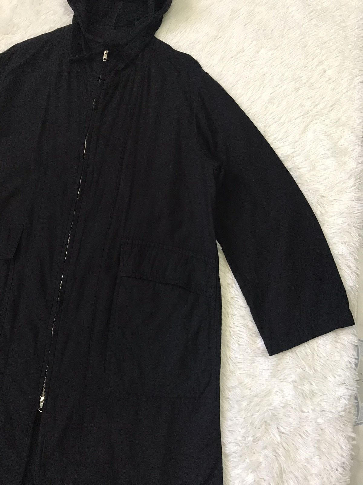 Yohji Yamamoto Rare Ys for men Yohji Yamamoto Long Jacket Hooded Size US L / EU 52-54 / 3 - 5 Thumbnail