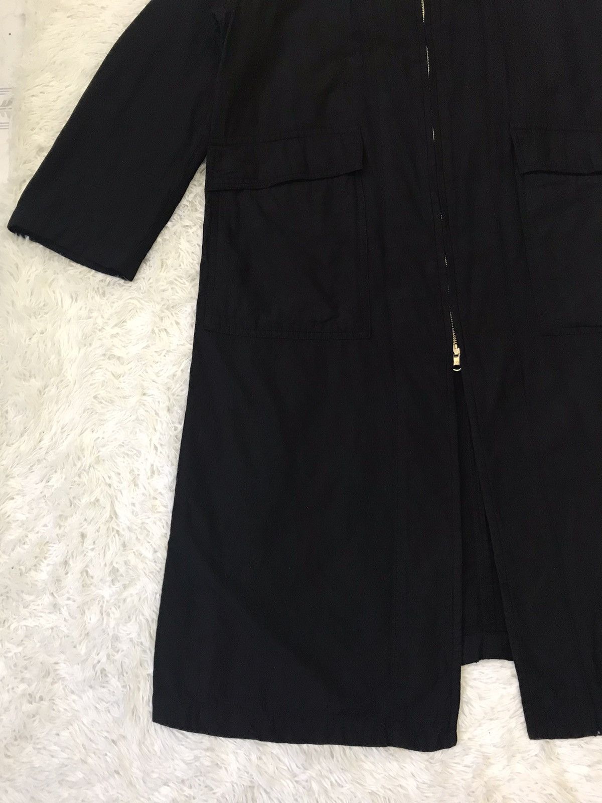 Yohji Yamamoto Rare Ys for men Yohji Yamamoto Long Jacket Hooded Size US L / EU 52-54 / 3 - 3 Thumbnail