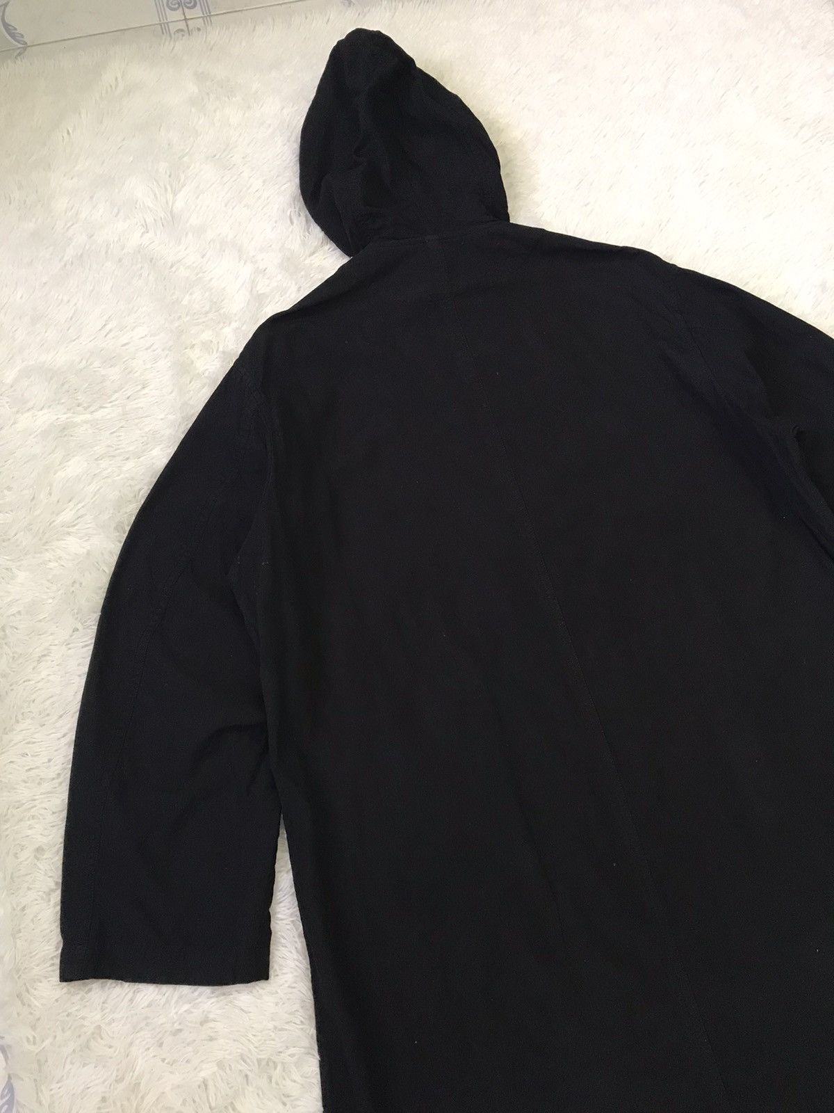 Yohji Yamamoto Rare Ys for men Yohji Yamamoto Long Jacket Hooded Size US L / EU 52-54 / 3 - 13 Thumbnail
