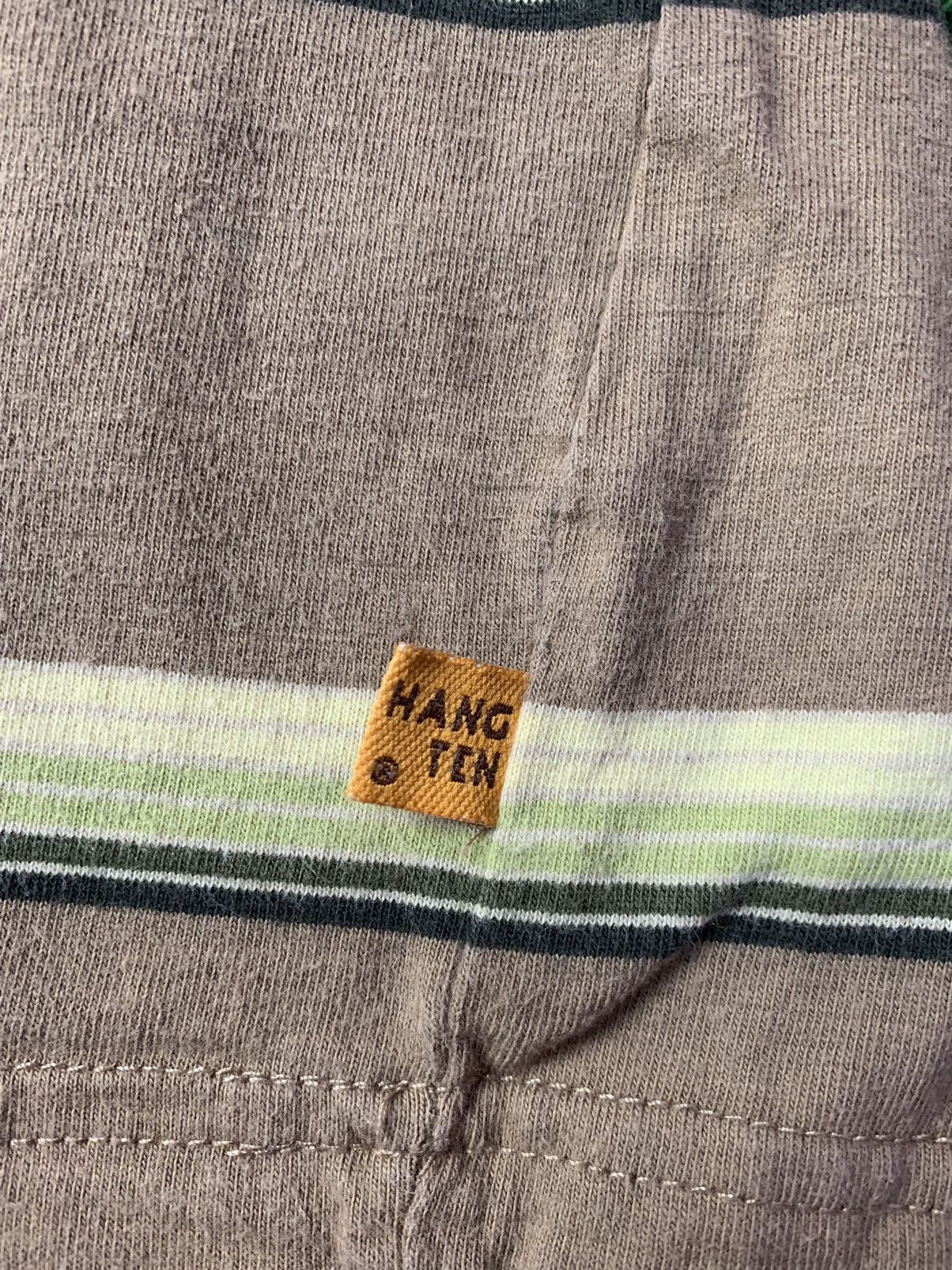 Hang Ten Hang Ten Classic Striped Polo Tee Unisex M L Size L / US 10 / IT 46 - 8 Thumbnail