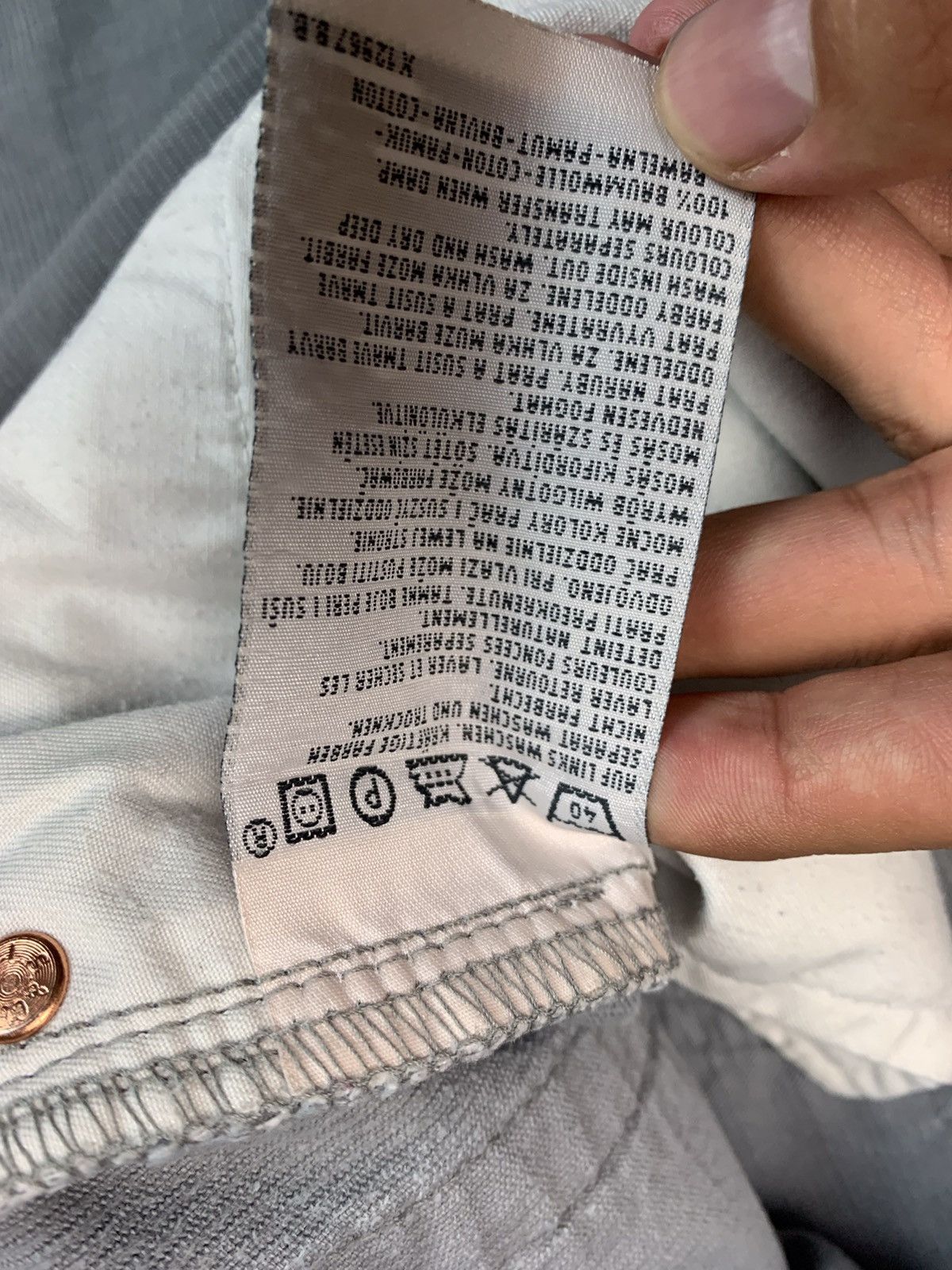 Levi's × Levi's Vintage Clothing Levis 551 Vintage Mens Corduroy Denim Pants Size US 31 - 8 Thumbnail