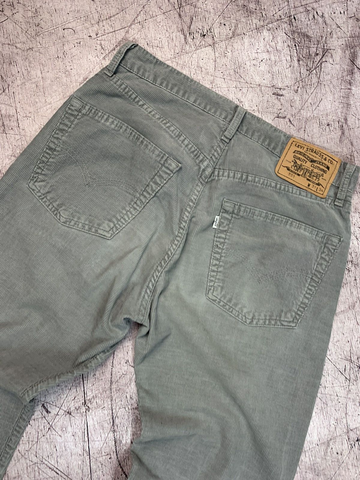 Levi's × Levi's Vintage Clothing Levis 551 Vintage Mens Corduroy Denim Pants Size US 31 - 2 Thumbnail