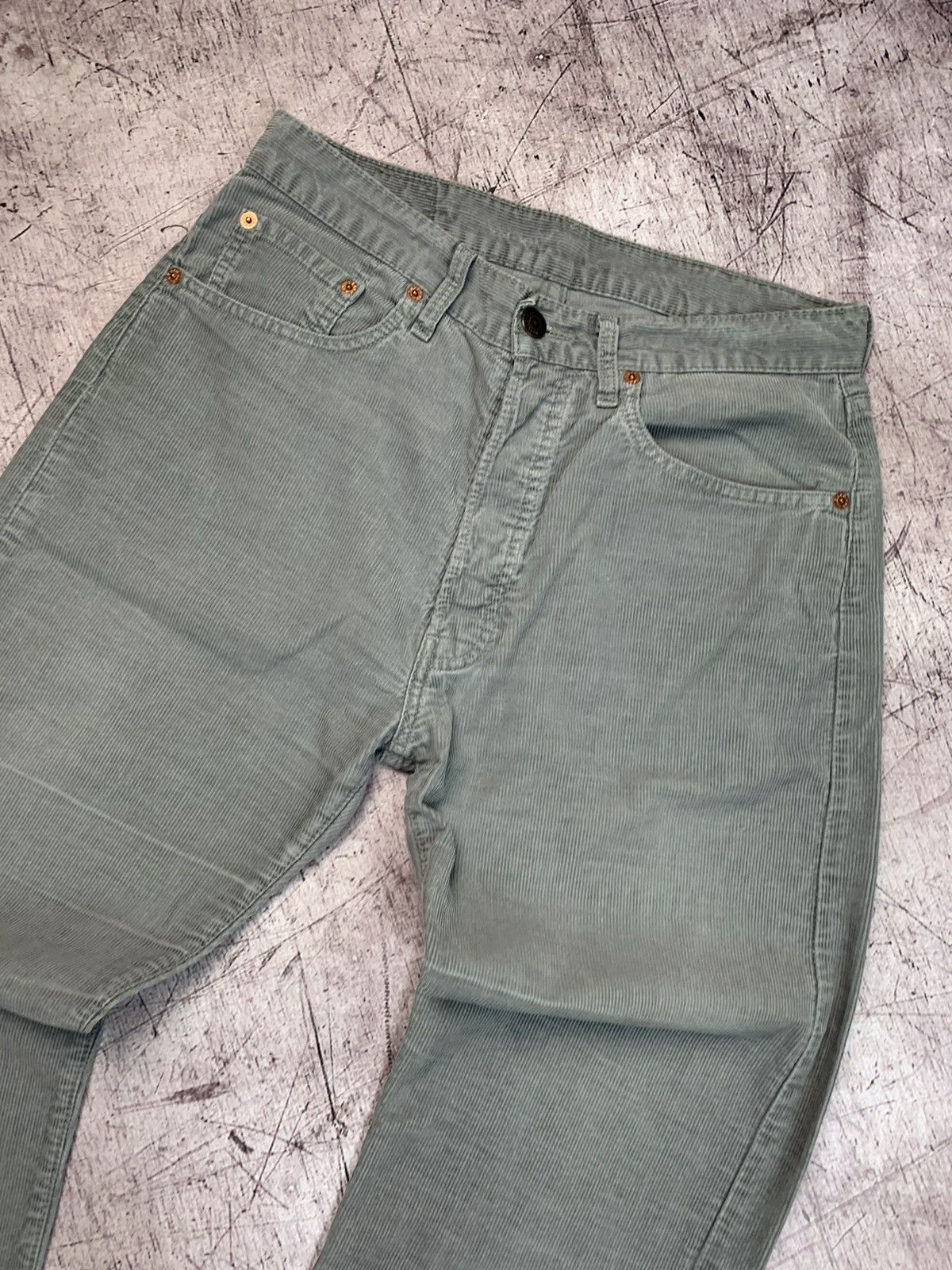 Levi's × Levi's Vintage Clothing Levis 551 Vintage Mens Corduroy Denim Pants Size US 31 - 5 Thumbnail