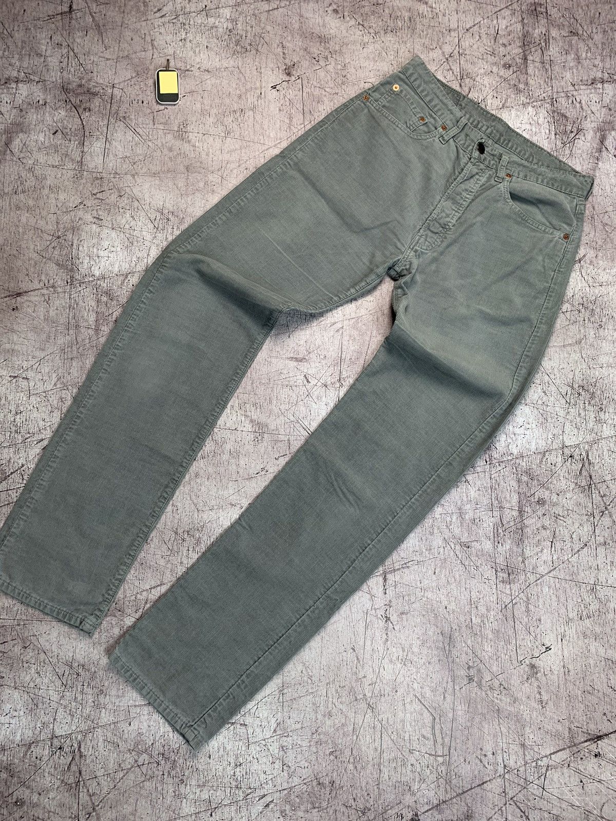 Levi's × Levi's Vintage Clothing Levis 551 Vintage Mens Corduroy Denim Pants Size US 31 - 4 Thumbnail