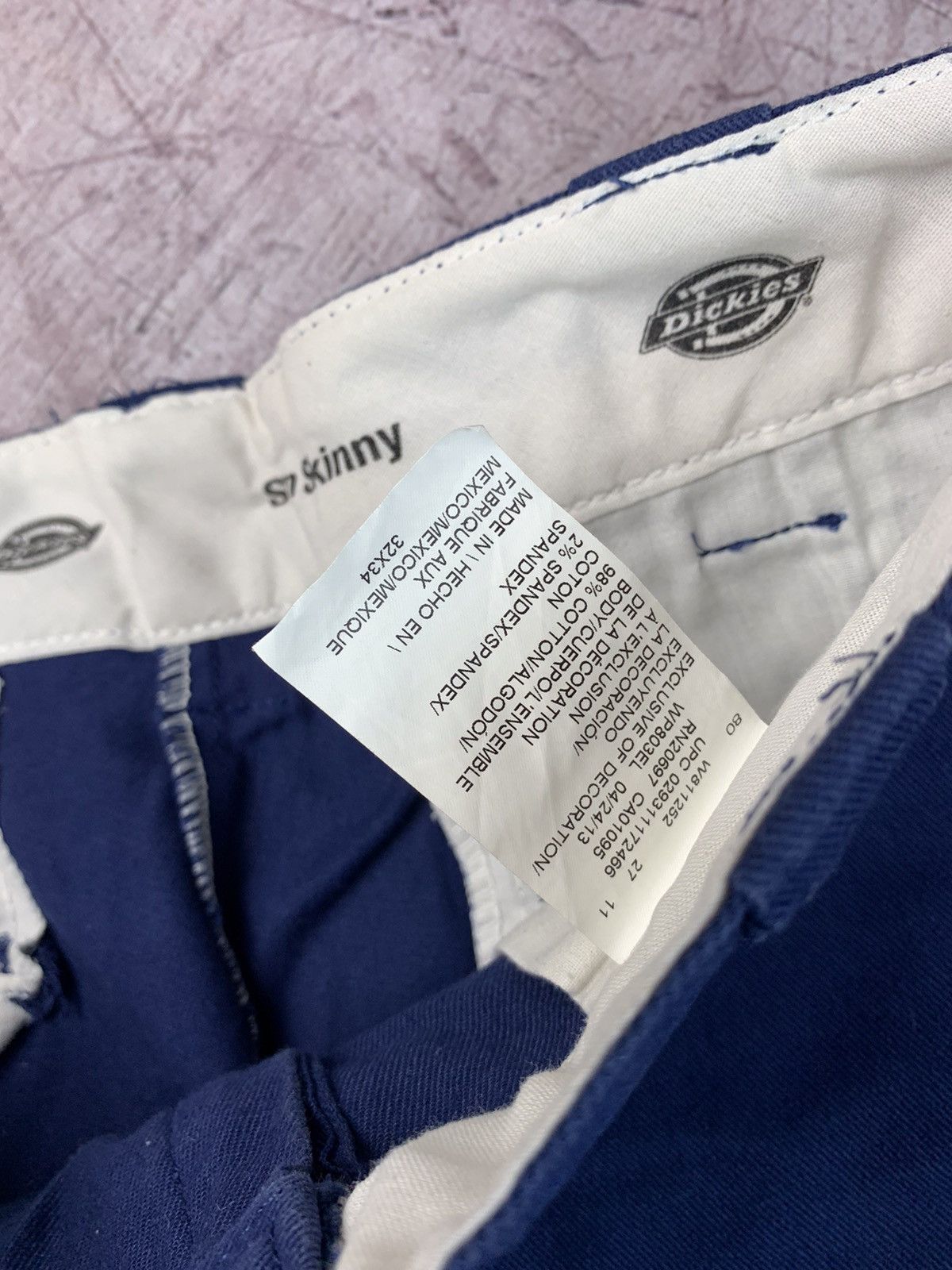 Dickies × Vintage Dickies Vintage Mens Chino Skinny Pants Workwear Y2K Size US 32 / EU 48 - 10 Thumbnail
