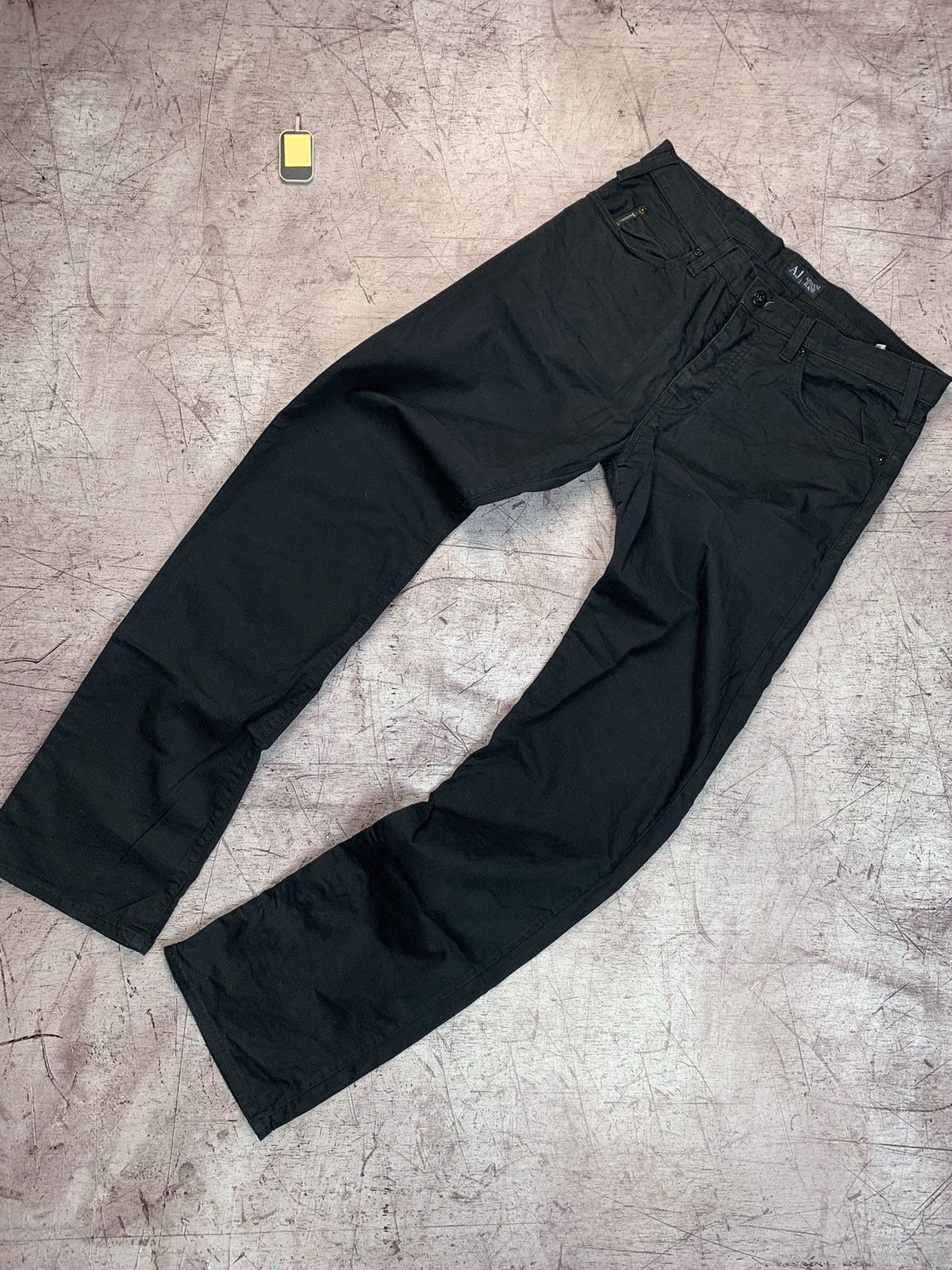Armani × Vintage Armani Mens Denim Pants Jeans Size US 34 / EU 50 - 2 Thumbnail