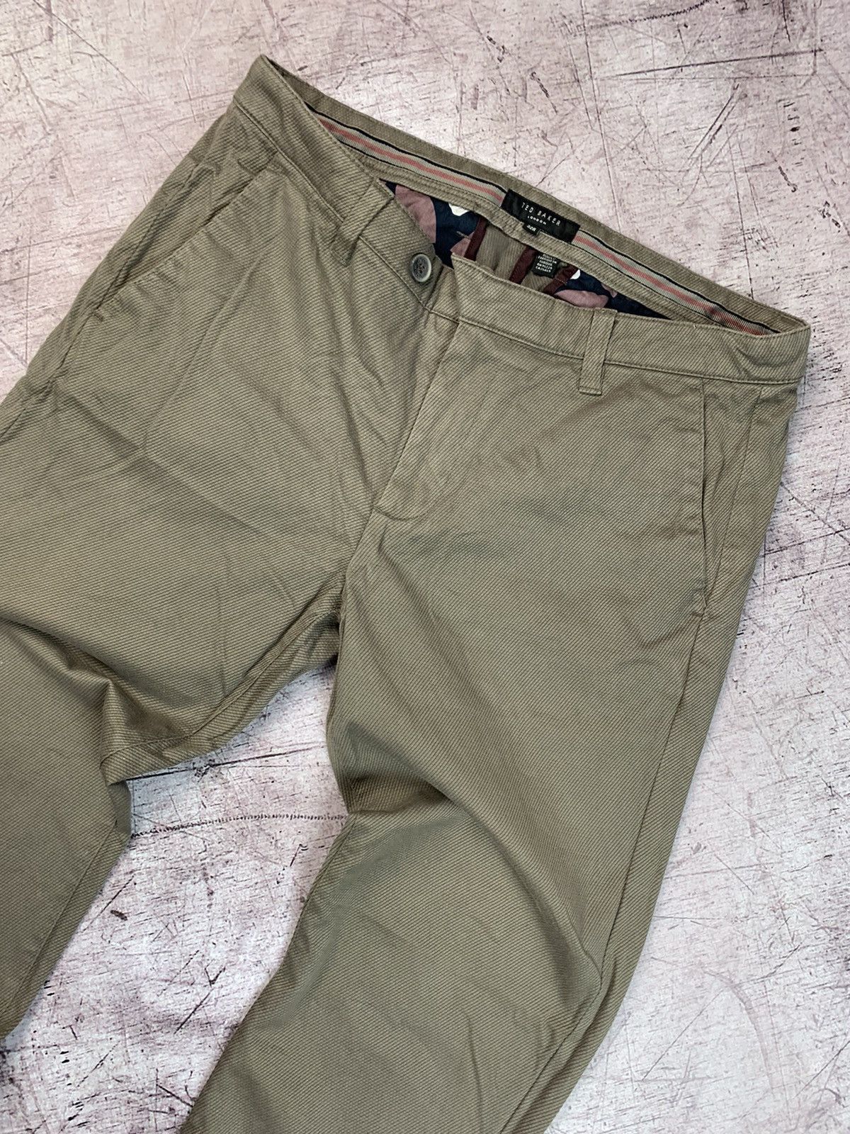 Ted Baker Ted Baker Mens Chino Pants Size US 32 / EU 48 - 6 Thumbnail