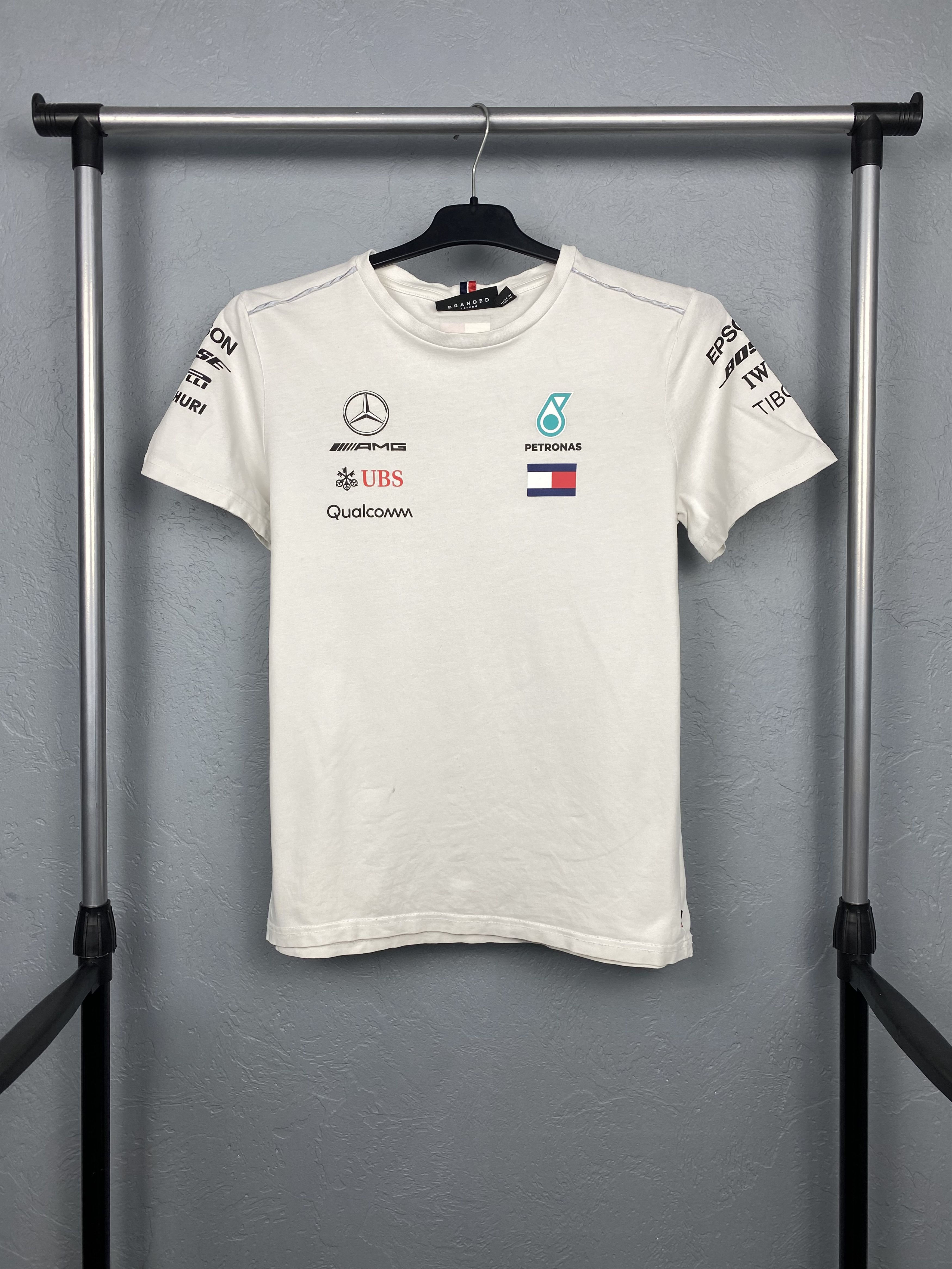 Mercedes-Benz Mercedes Benz Tommy Hilfiger Mens T-Shirt Tee Formula Uno Size US S / EU 44-46 / 1 - 1 Thumbnail