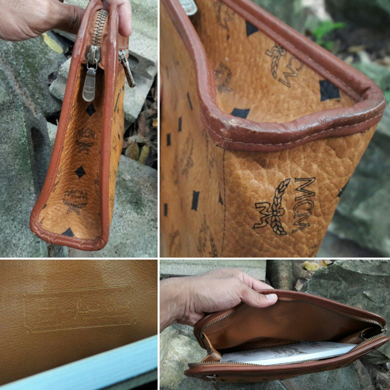 MCM Vintage MCM CLUTCH BAG AUTHENTIC MUNCHEN GERMANY Size ONE SIZE - 4 Thumbnail