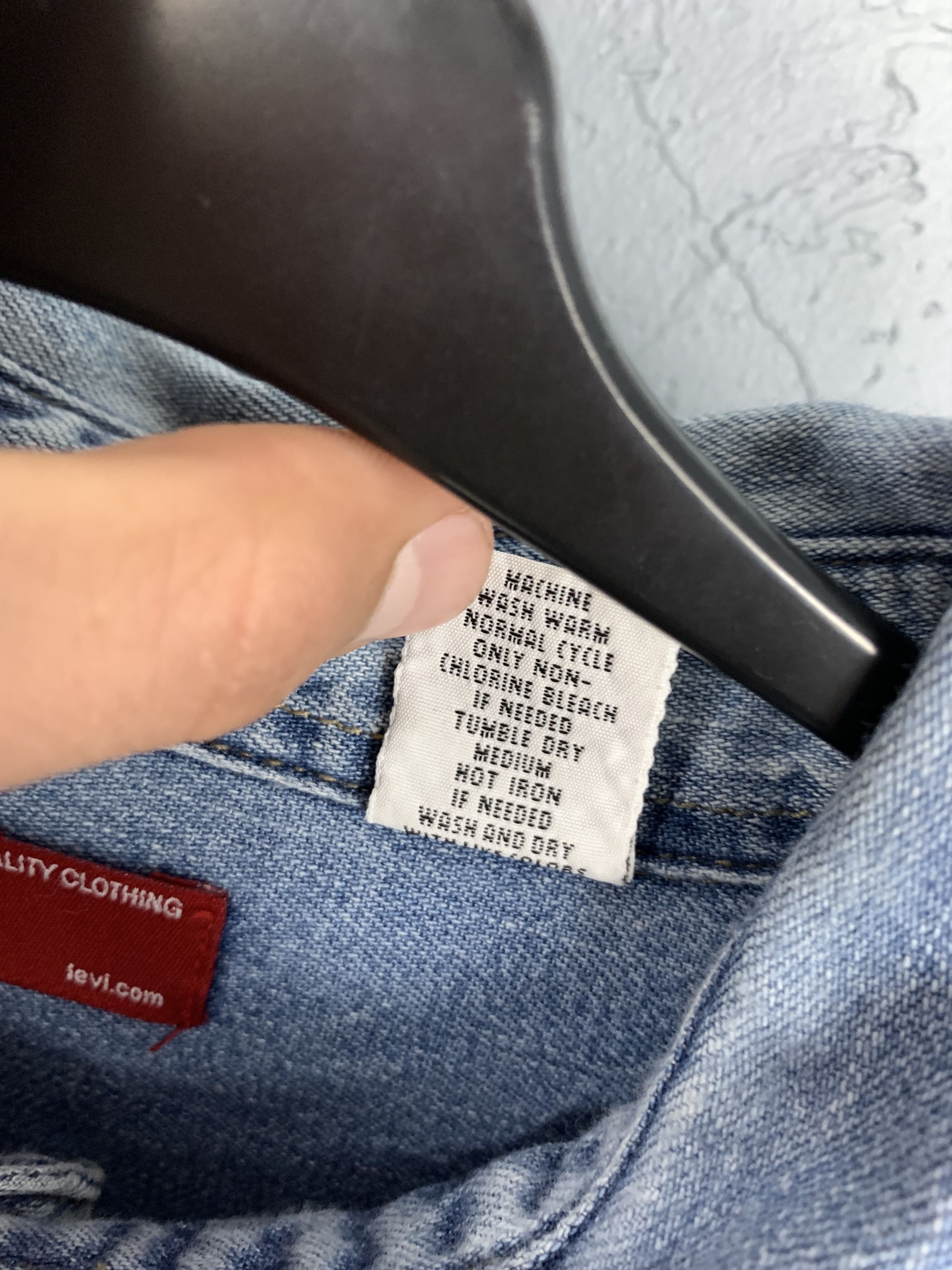 Levi's Levis 90s Vintage Mens Denim Red Tab Shirt Size US XL / EU 56 / 4 - 5 Thumbnail