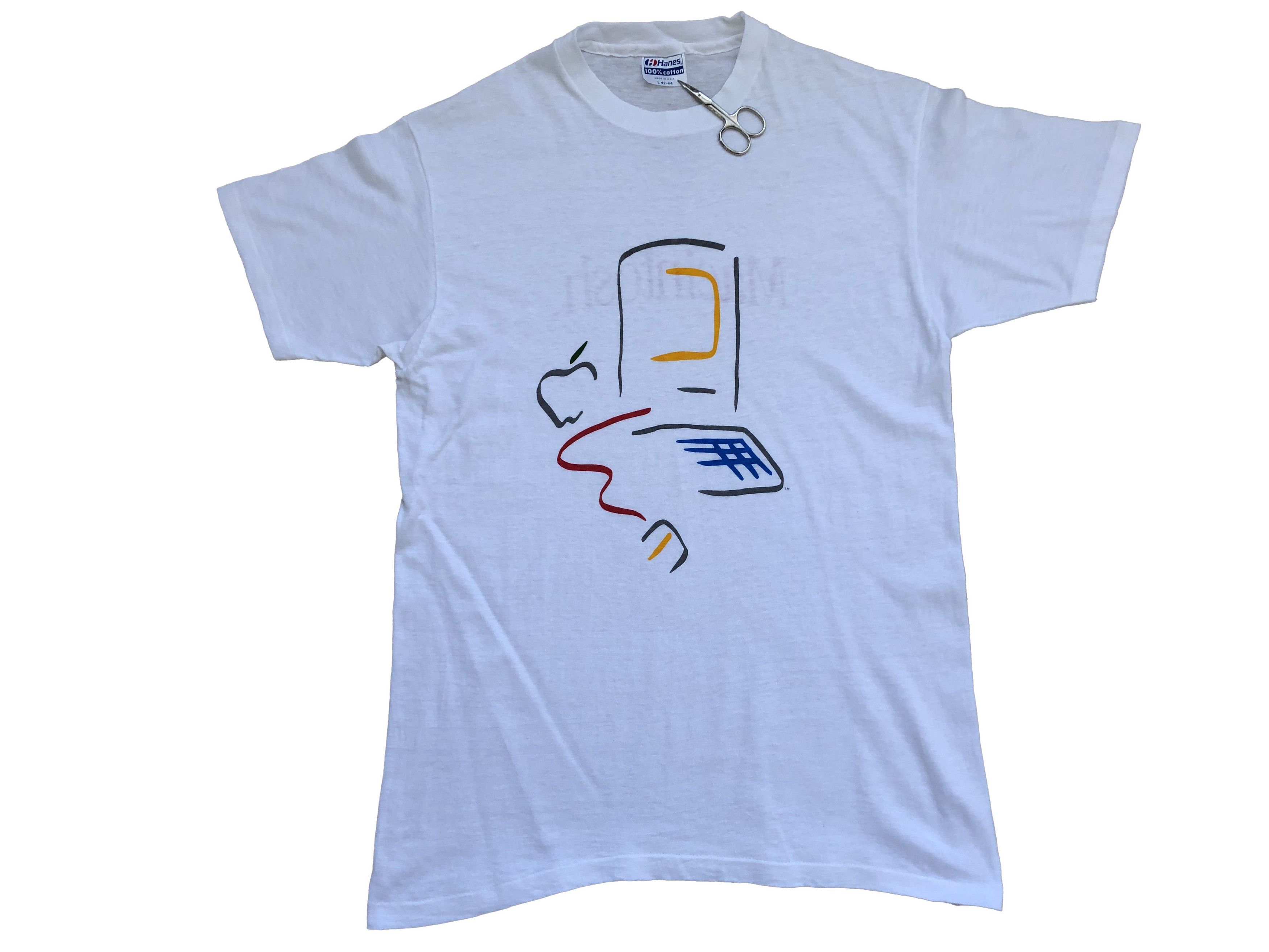 Apple × Hanes × Vintage Apple Computers 80s Mac Macintosh