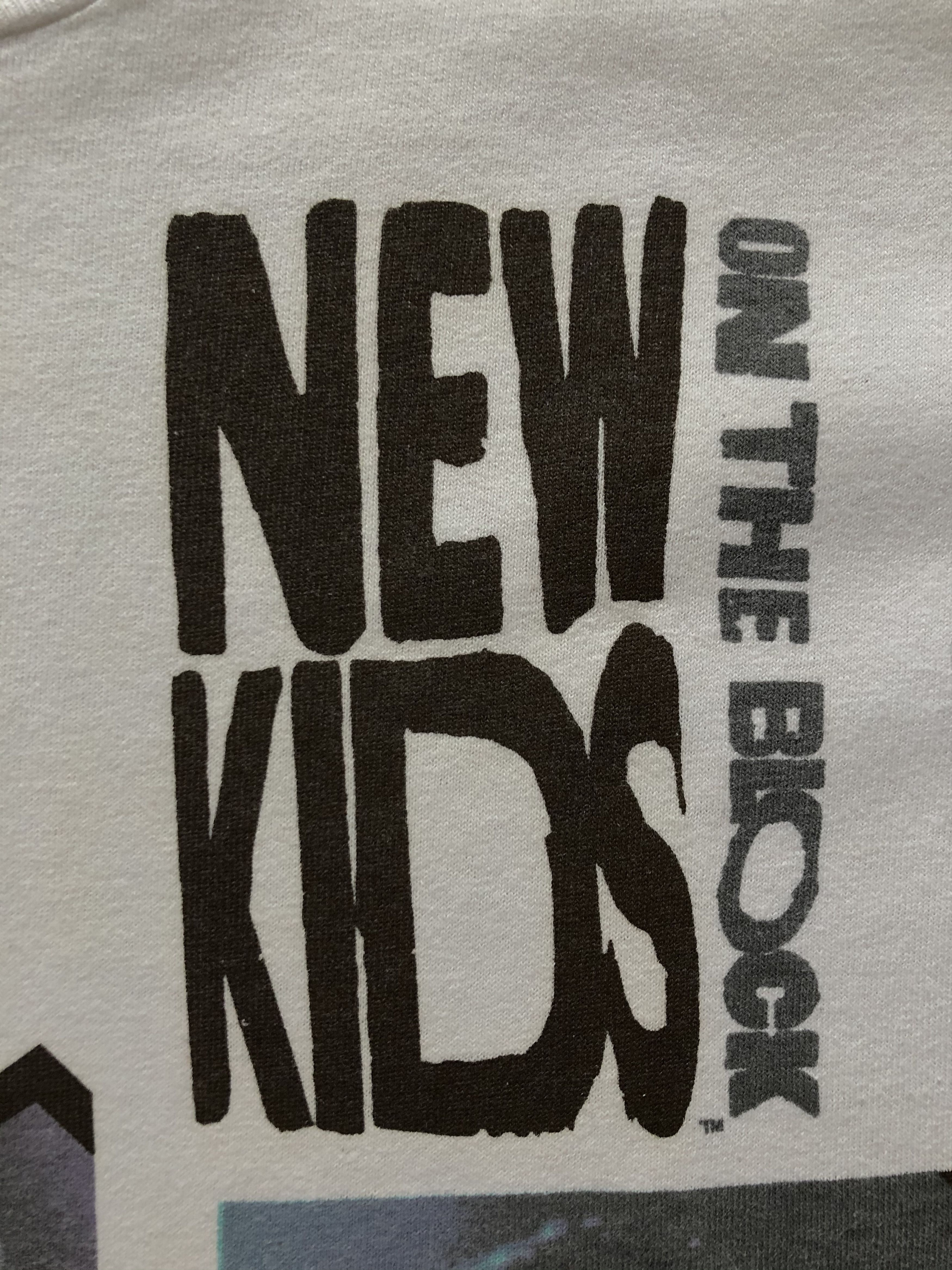 Band Tees × New Kids On The Block × Vintage Vintage New Kids On The Block Tee 80's Y2K Drill Hype Size US L / EU 52-54 / 3 - 6 Thumbnail