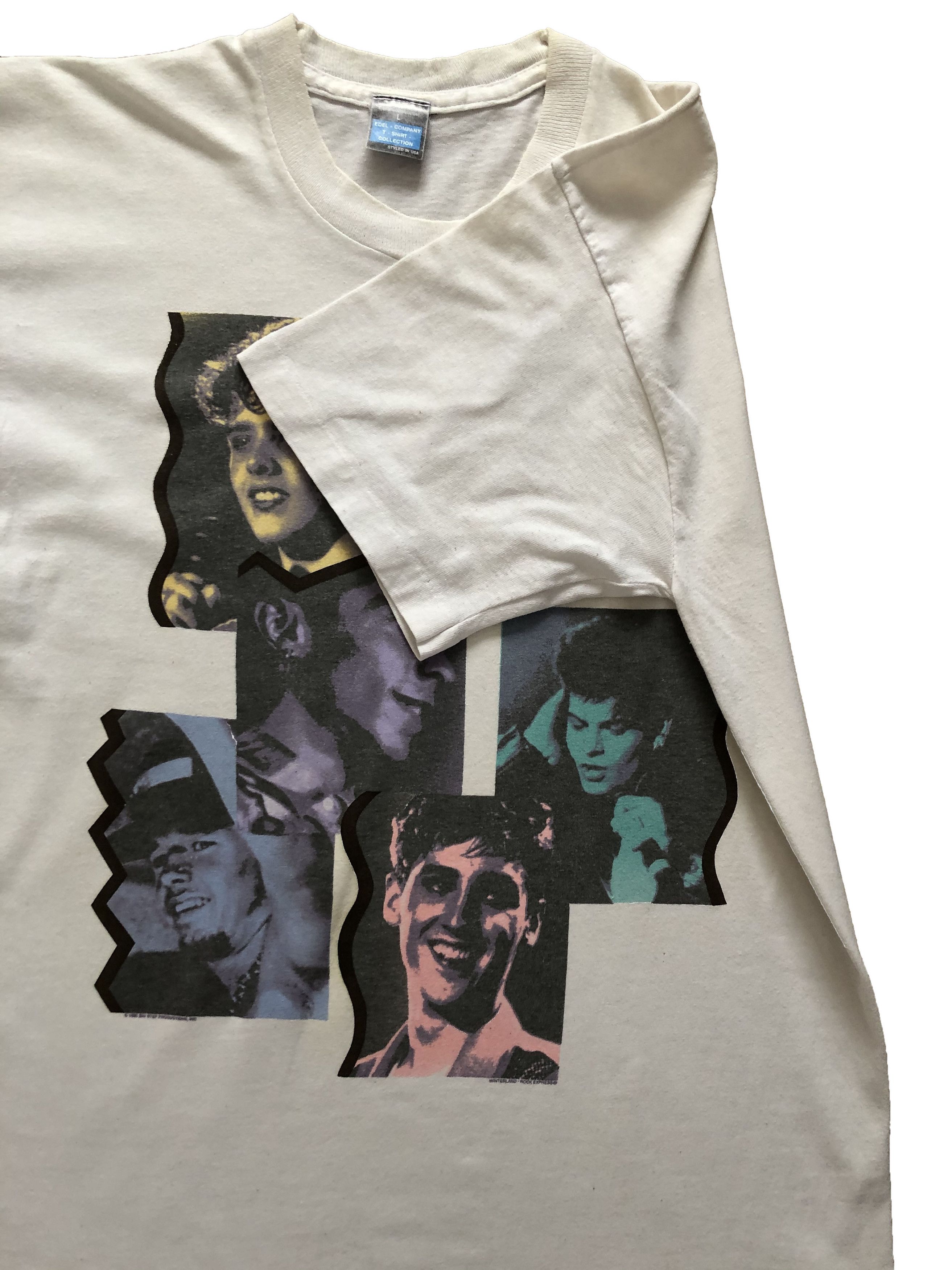 Band Tees × New Kids On The Block × Vintage Vintage New Kids On The Block Tee 80's Y2K Drill Hype Size US L / EU 52-54 / 3 - 2 Thumbnail