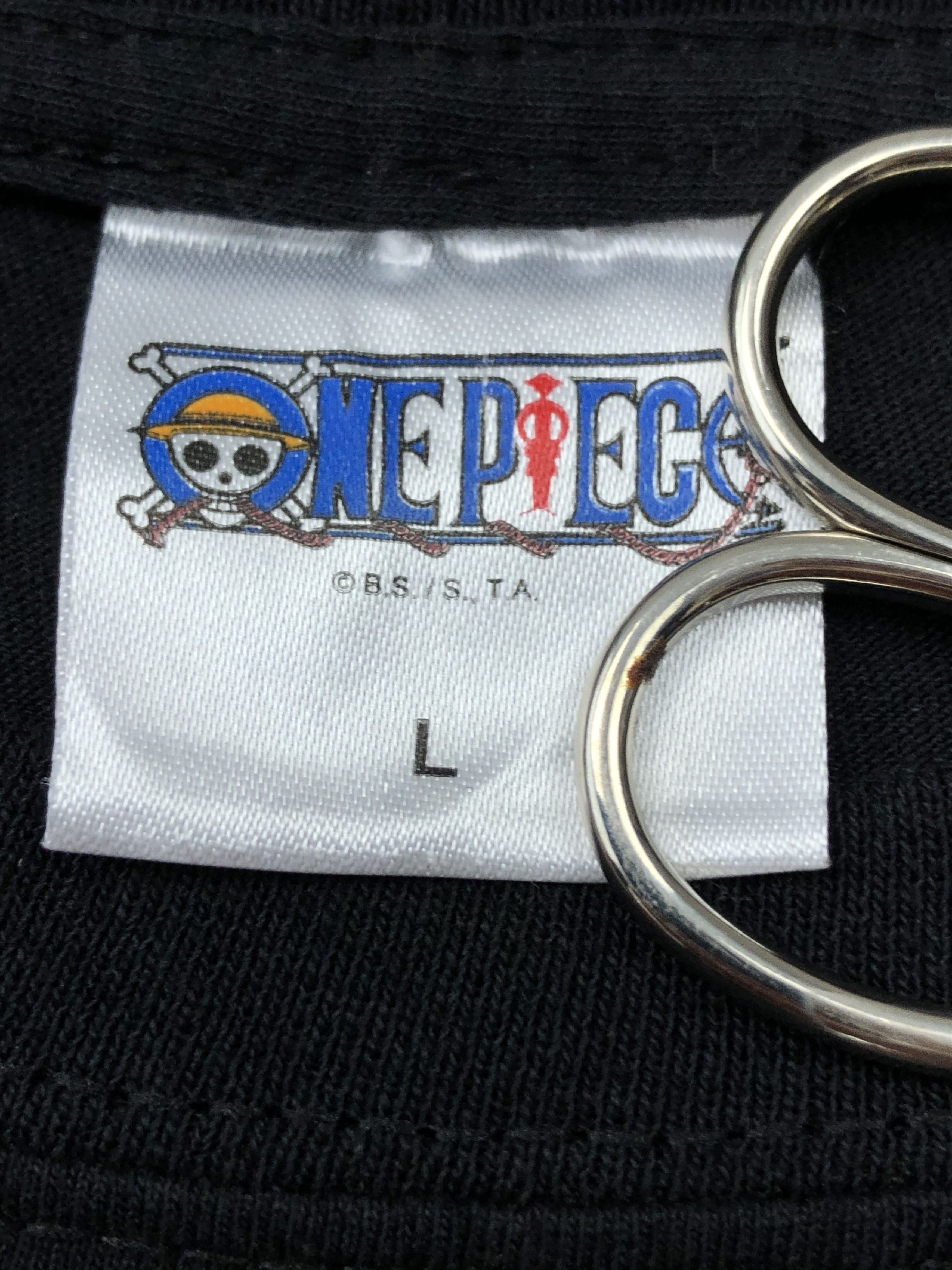 Anime Monkey D Luffy Anima Cartoon Tee Shirt Rare Y2K Drill Hype Size US L / EU 52-54 / 3 - 8 Thumbnail