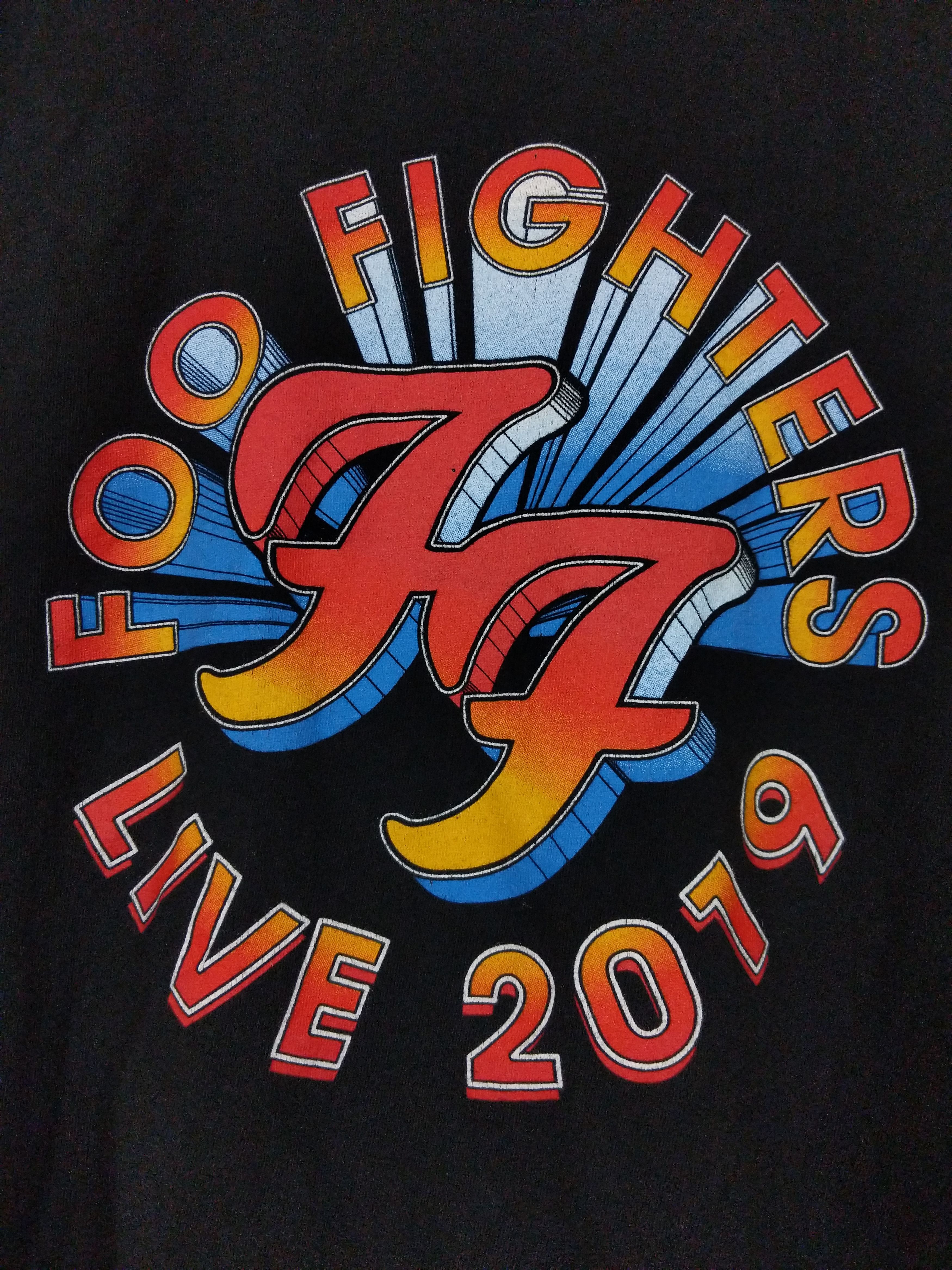 Band Tees Foo Fighters Tour 2019 Double Sided Band Tee Black Size US L / EU 52-54 / 3 - 4 Thumbnail
