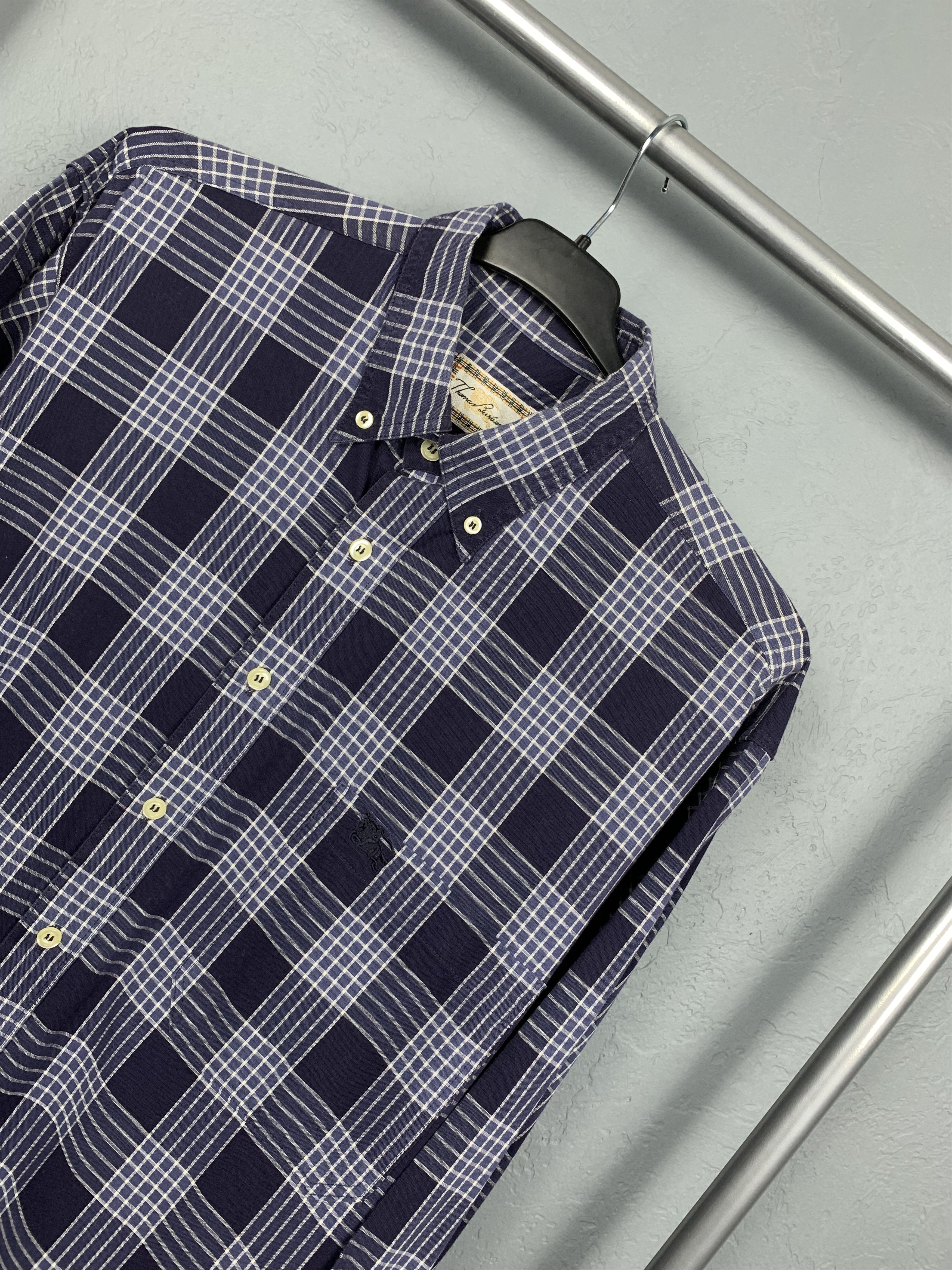 Burberry Thomas Burberry Plaid Shirt Size US XL / EU 56 / 4 - 2 Thumbnail