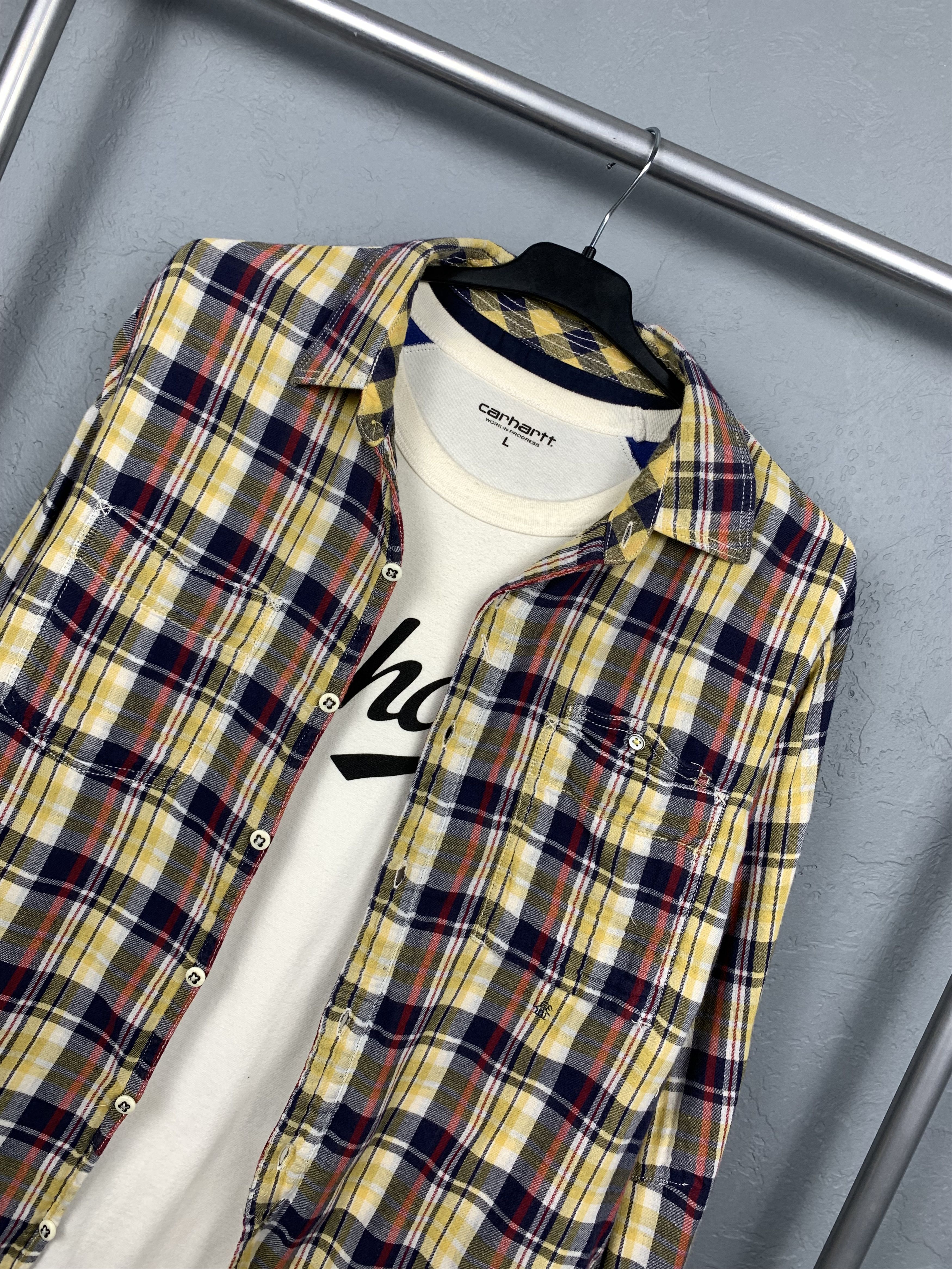 Lee Vintage Lee Flannel Plaid Shirt Travis style Size US M / EU 48-50 / 2 - 2 Thumbnail