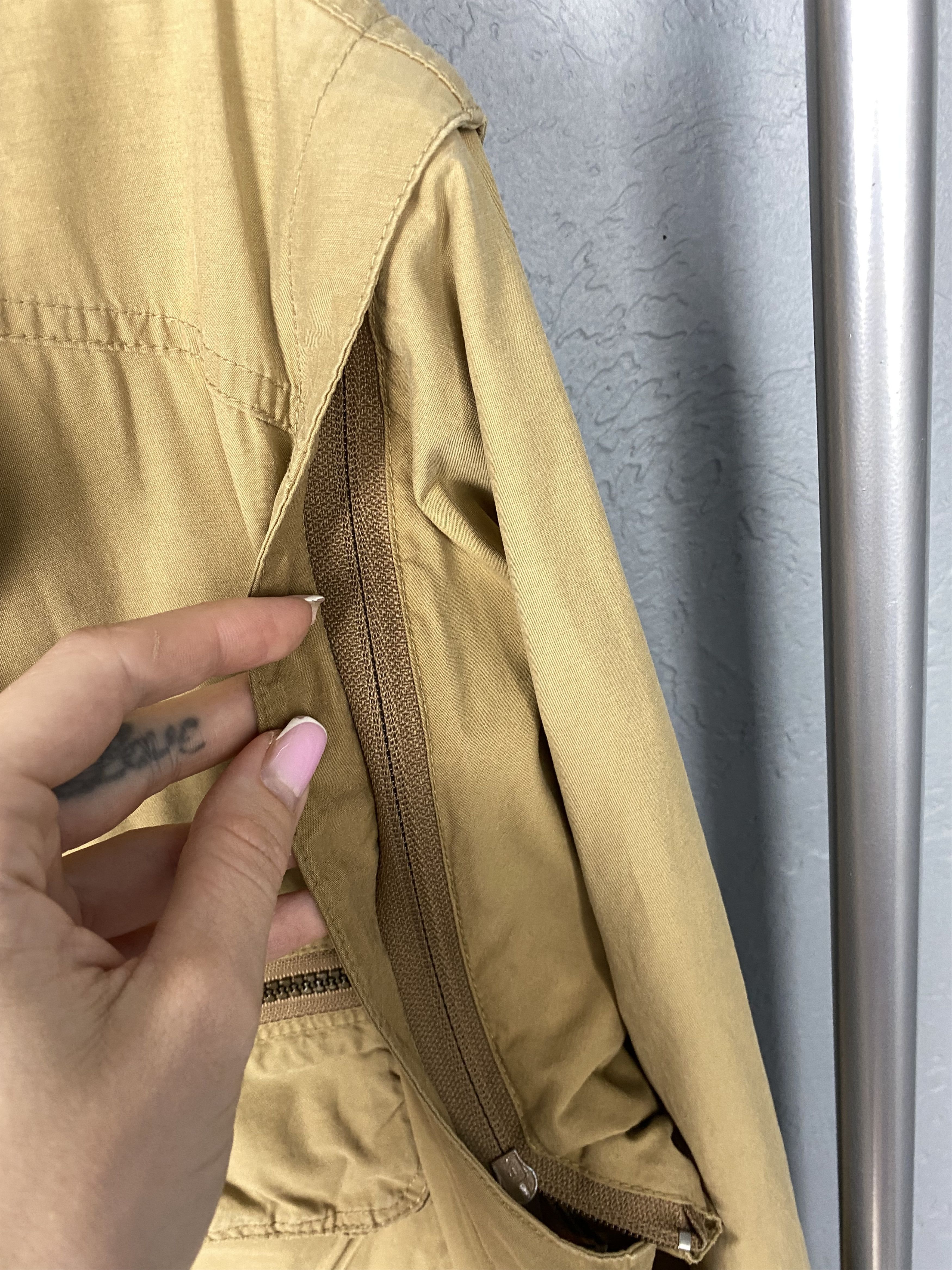 Camel Camel Collection Vintage Mens Utility Cargo Jacket Size US L / EU 52-54 / 3 - 7 Thumbnail