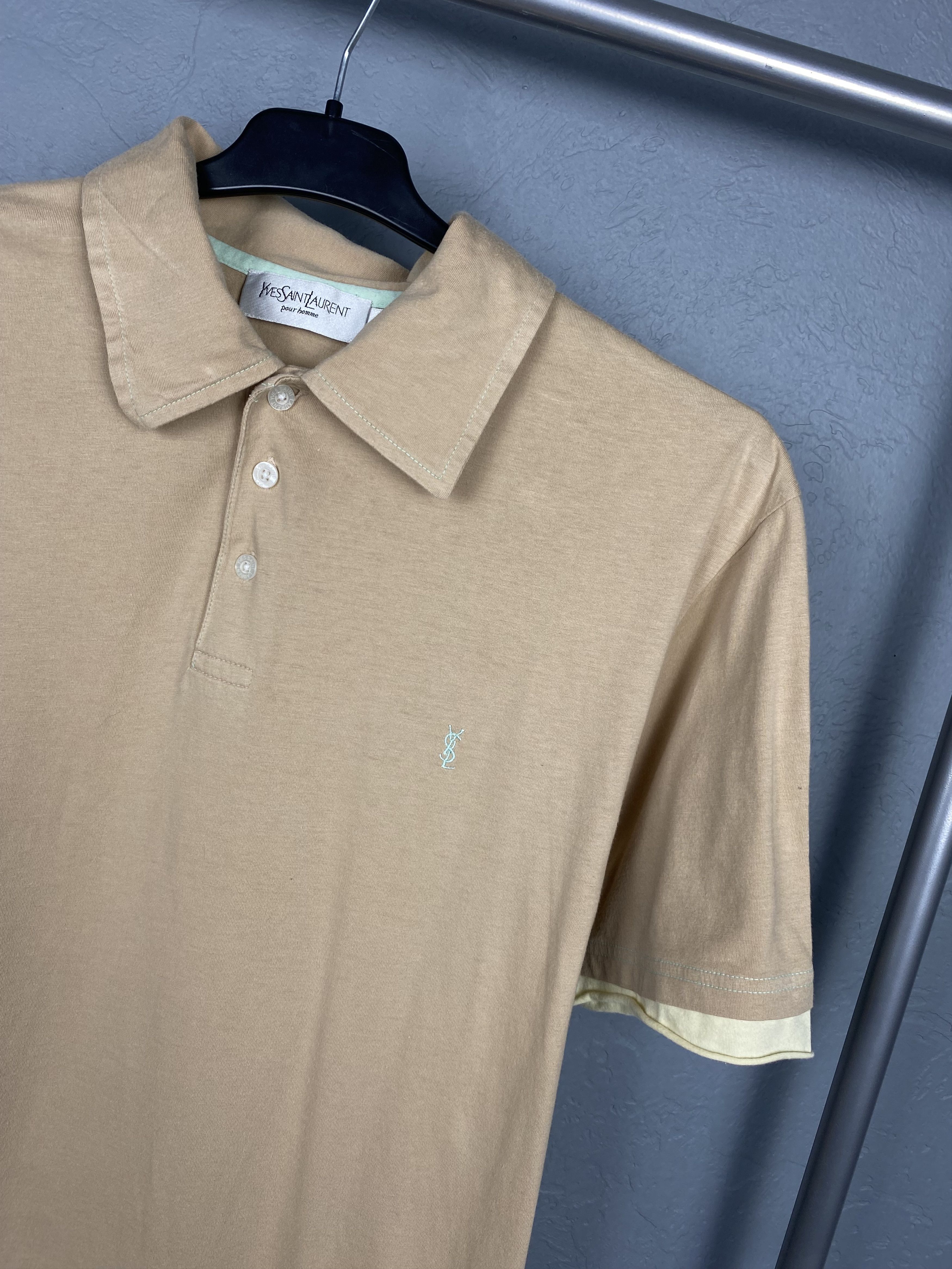 Yves Saint Laurent Yves Saint Laurent YSL Mens Polo Shirt Size US L / EU 52-54 / 3 - 2 Thumbnail