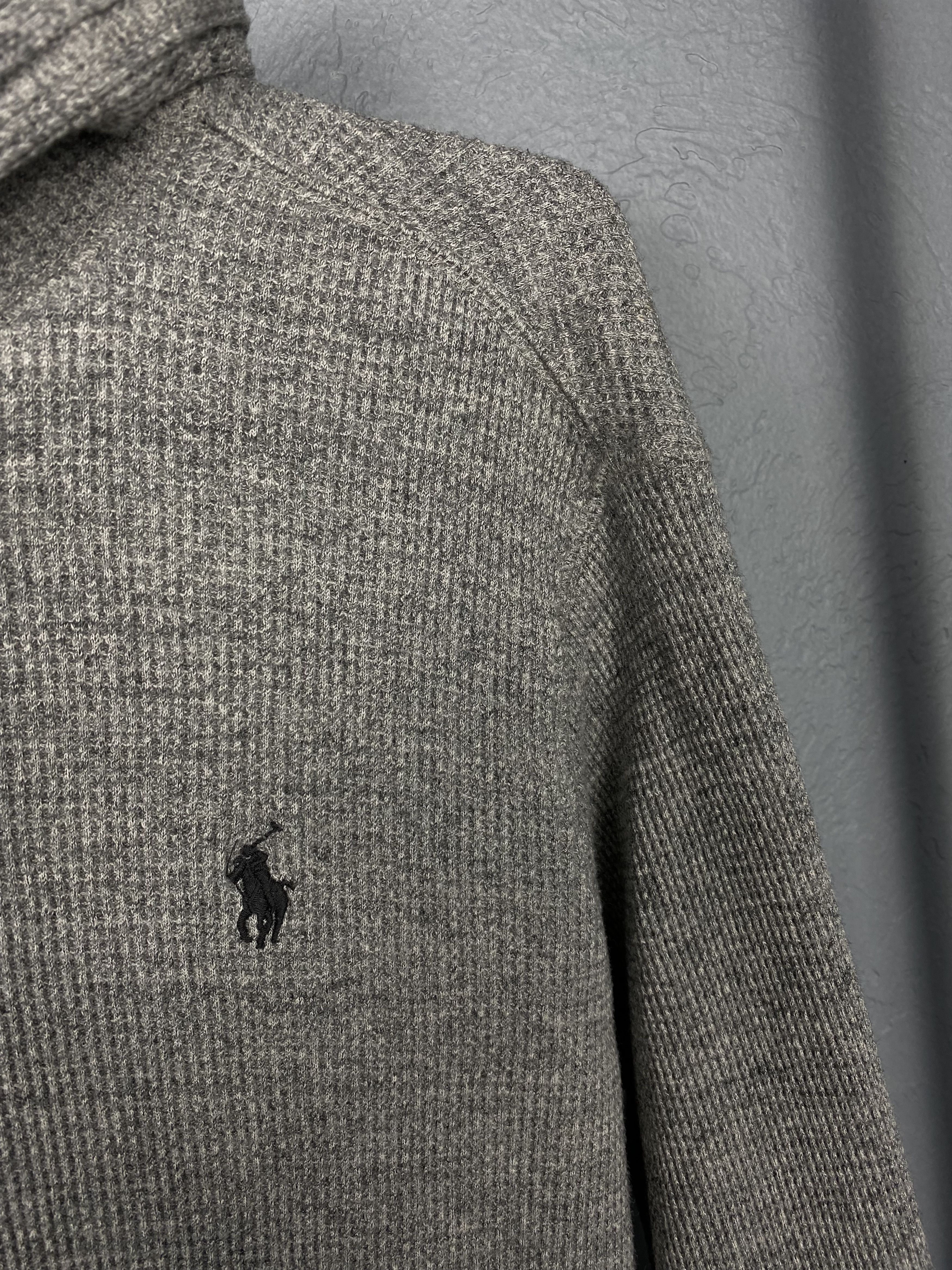 Polo Ralph Lauren Polo Ralph Lauren Vintage Mens Ribbed Hoodie Y2K Size US M / EU 48-50 / 2 - 3 Thumbnail