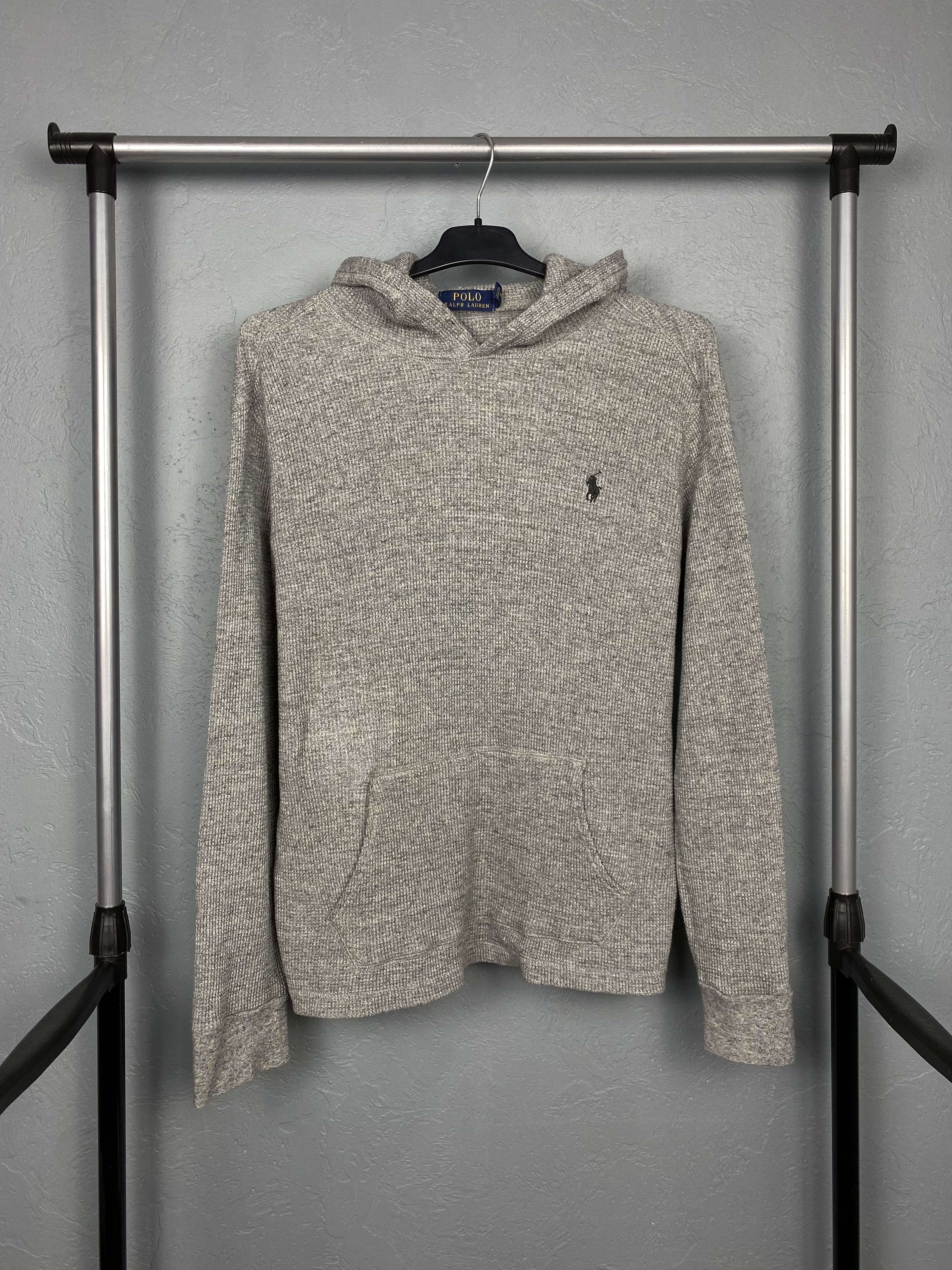 Polo Ralph Lauren Polo Ralph Lauren Vintage Mens Ribbed Hoodie Y2K Size US M / EU 48-50 / 2 - 1 Thumbnail