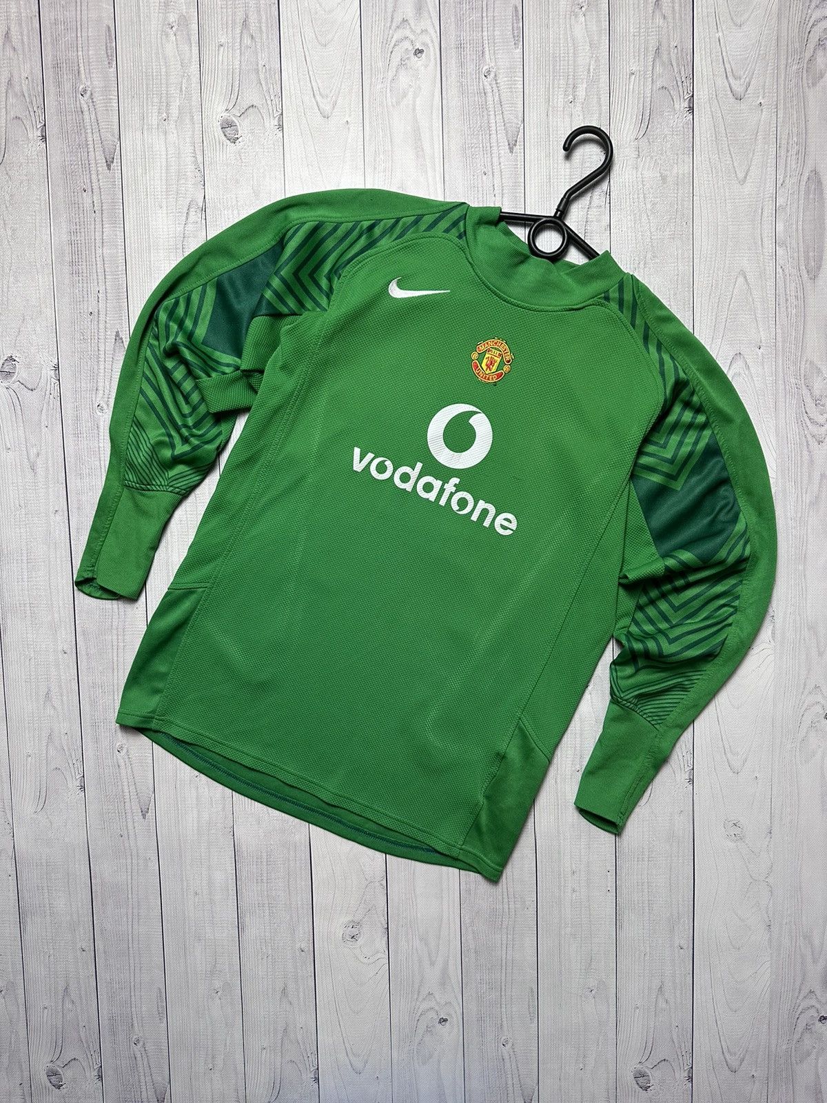 Vintage Vintage Manchester United Nike goalkeeper jerseys green rare Size US S / EU 44-46 / 1 - 2 Thumbnail